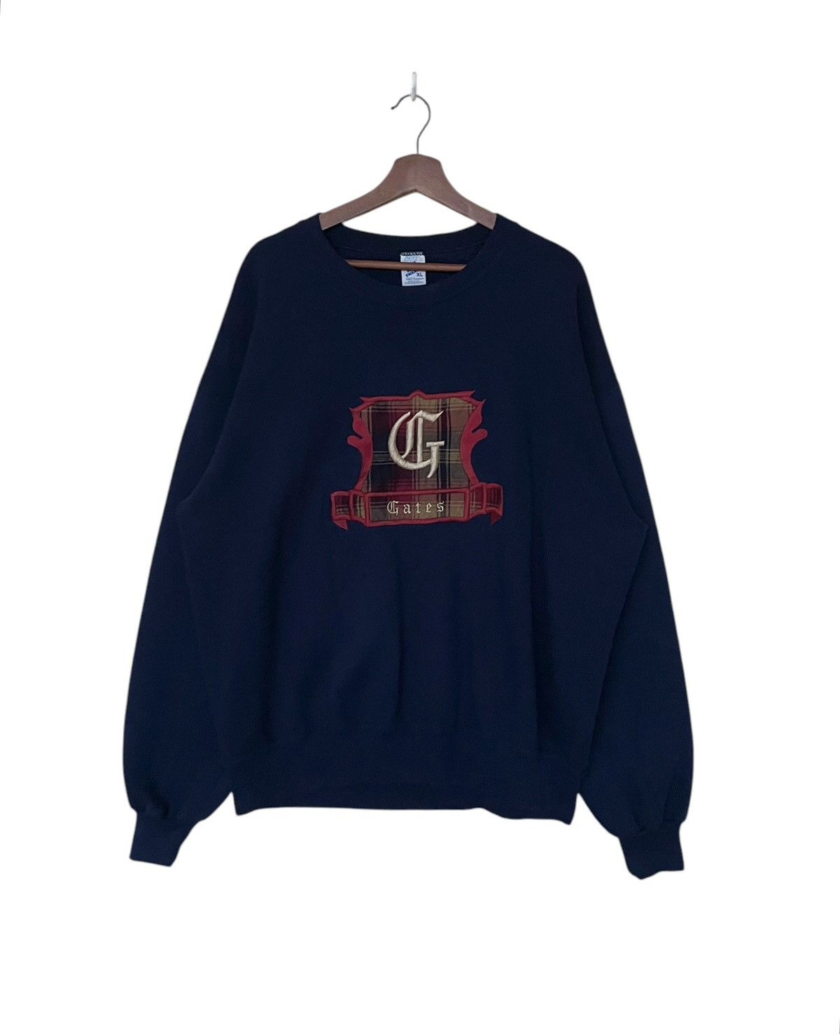 Vintage Vintage Gates University Sweatshirt 1990s Size US XL / EU 56 / 4 - 1 Thumbnail