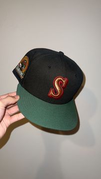 New Era Sz7 3/8 SEATTLE MARINERS CROSSOVER SUPERSONICS COLOR FLIP 59FIFTY  Hat