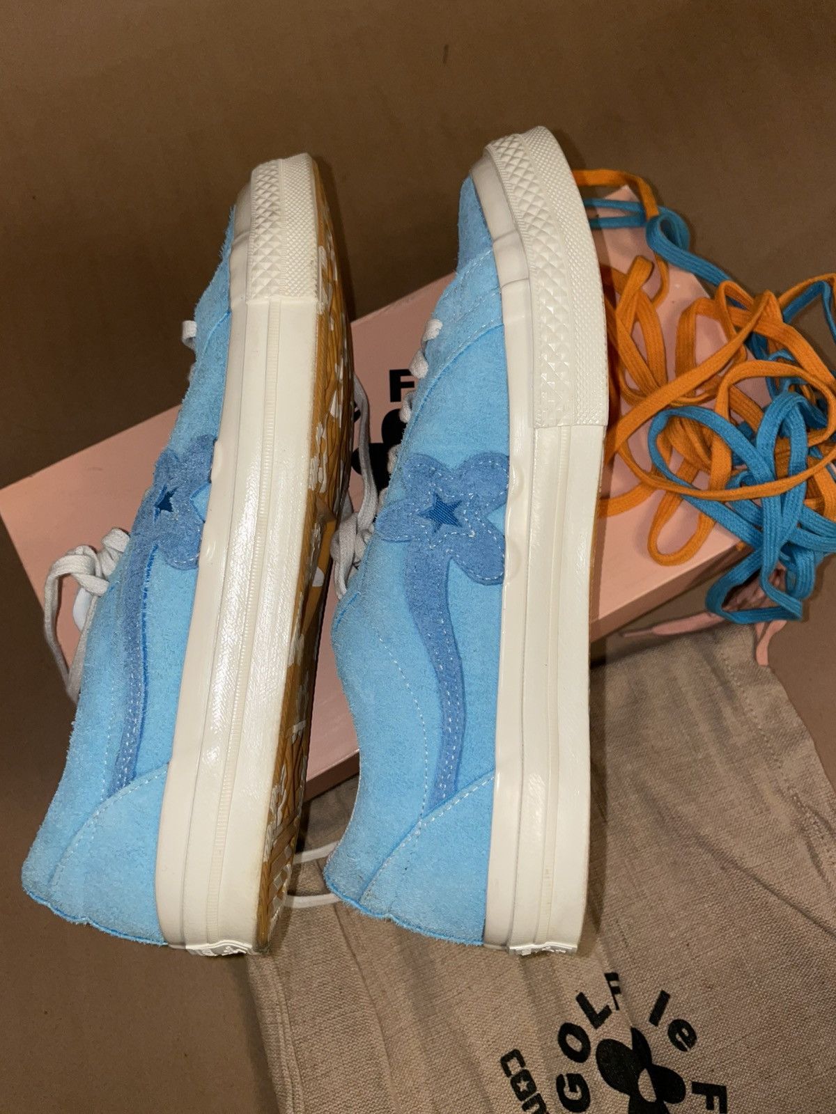 Converse × Golf le Fleur Golf Le Fleur Converse One Star Ox Bachelor Blue Size US 9 / EU 42 - 3 Thumbnail
