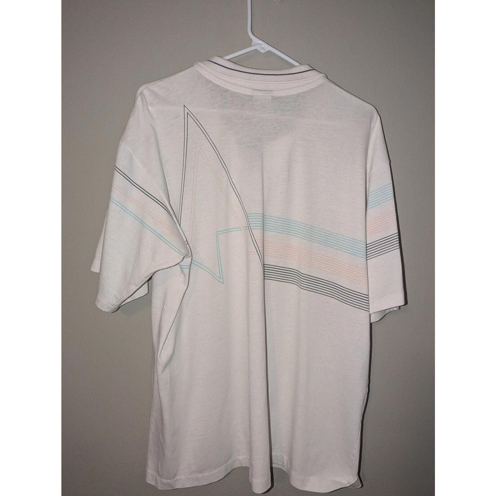 Jantzen Vintage Jantzen Large Polo Blue Pink Black Stripes Size US L / EU 52-54 / 3 - 5 Thumbnail