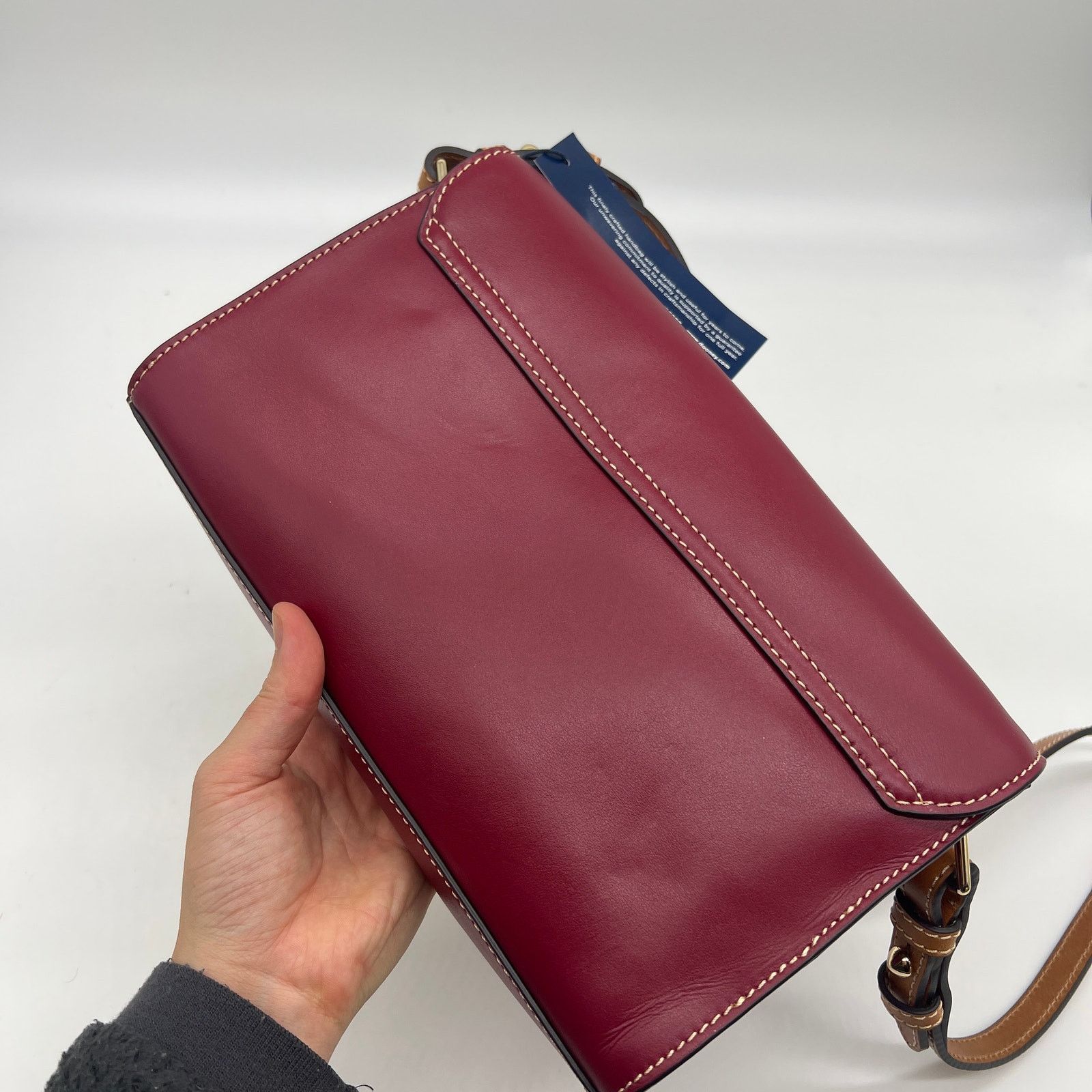 Dooney & Bourke Dooney & Bourke Wexford Leather Casey Clutch Mulberry Size ONE SIZE - 2 Thumbnail