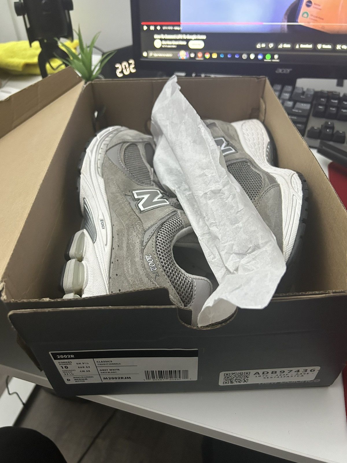 New Balance New Balance 2002r Grey white Size US 10 / EU 43 - 6 Thumbnail