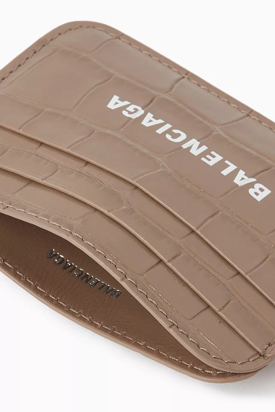 Balenciaga o1mt1gz0724 Size: OS / Cash Mini Wallet Dark Mink / Grey Size ONE SIZE - 3 Thumbnail