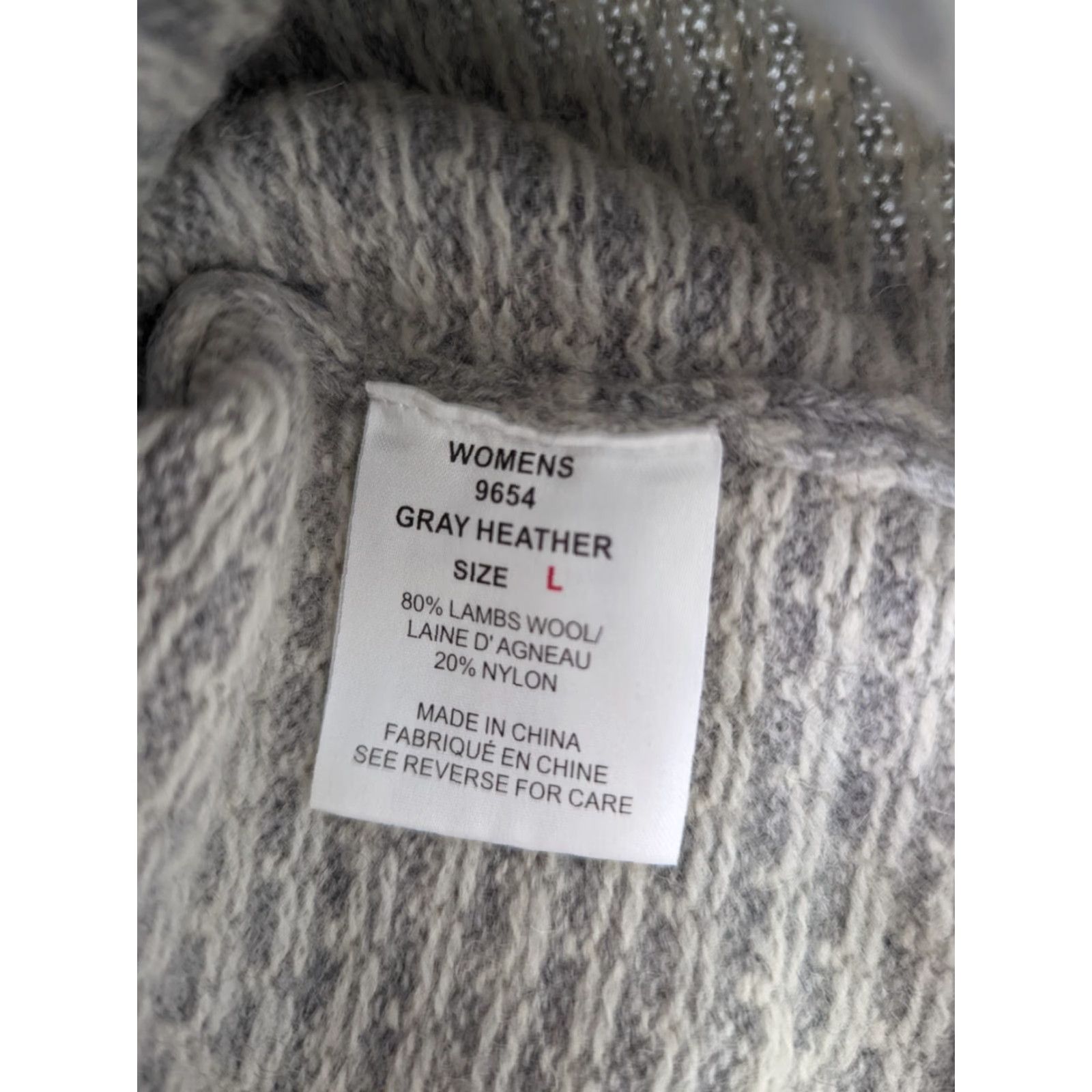 Vintage VINTAGE Woolrich Ski 3/4 Sleeve Sweater Women’s Size L Gray Wool Blend Pullover Womens Ski 25 21 Size L / US 10 / IT 46 - 5 Thumbnail
