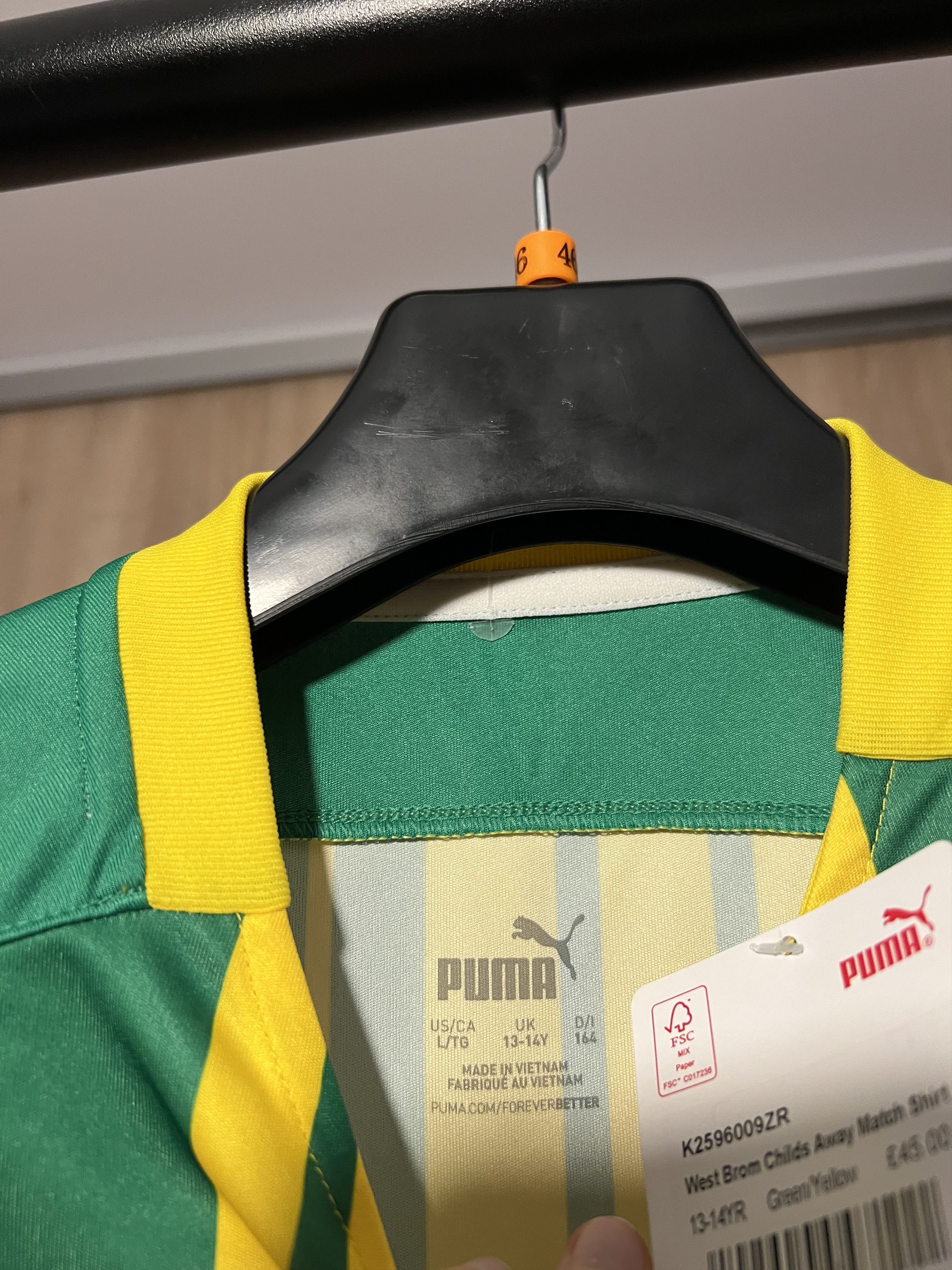 Puma × Vintage West Bromwich Albion jersey 2018 2019 Size US S / EU 44-46 / 1 - 3 Thumbnail