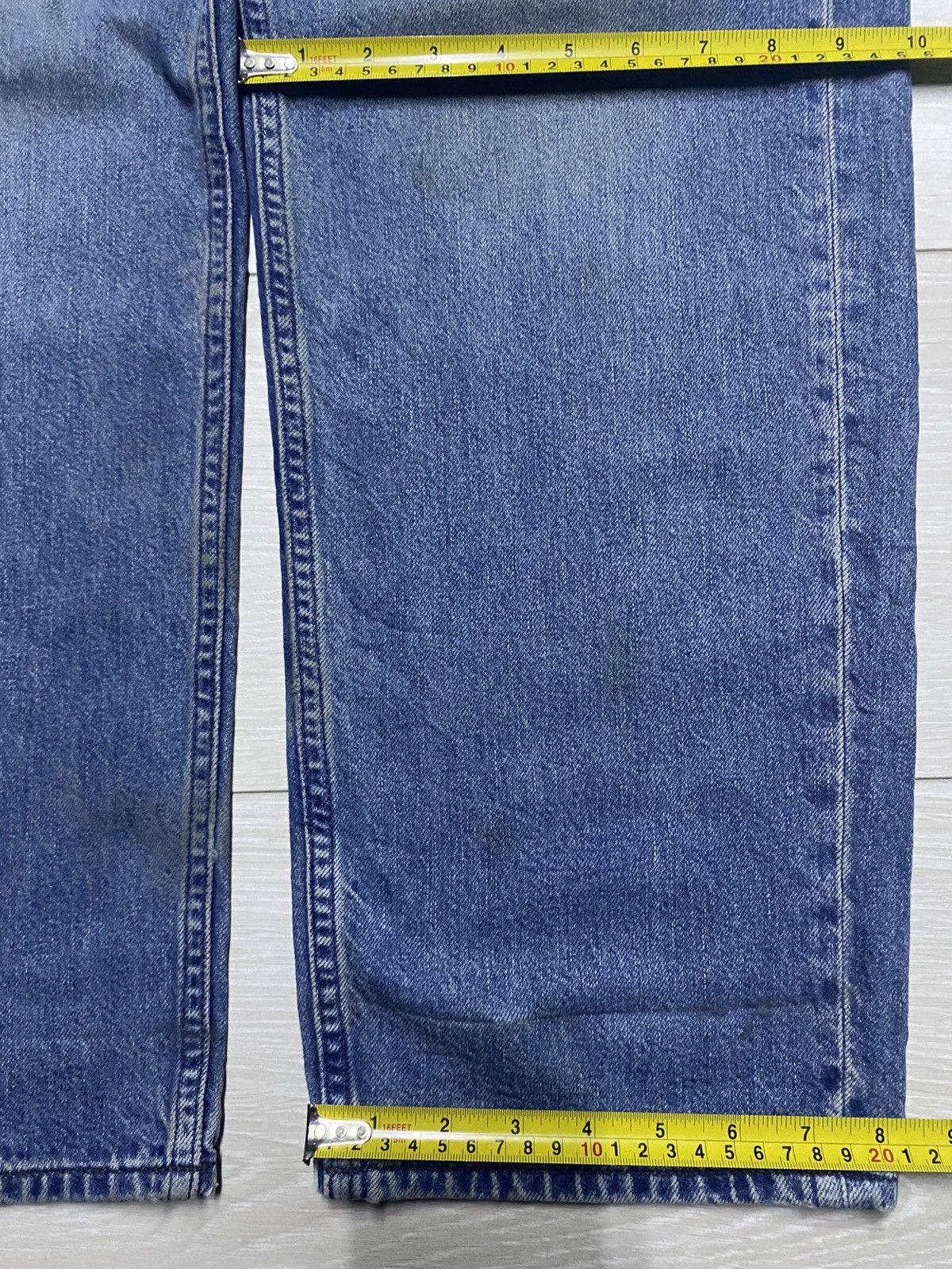 Uniqlo Vintage Japanese Brand Uniqlo Light Wash Tappered Leg Jeans Size US 36 / EU 52 - 13 Thumbnail