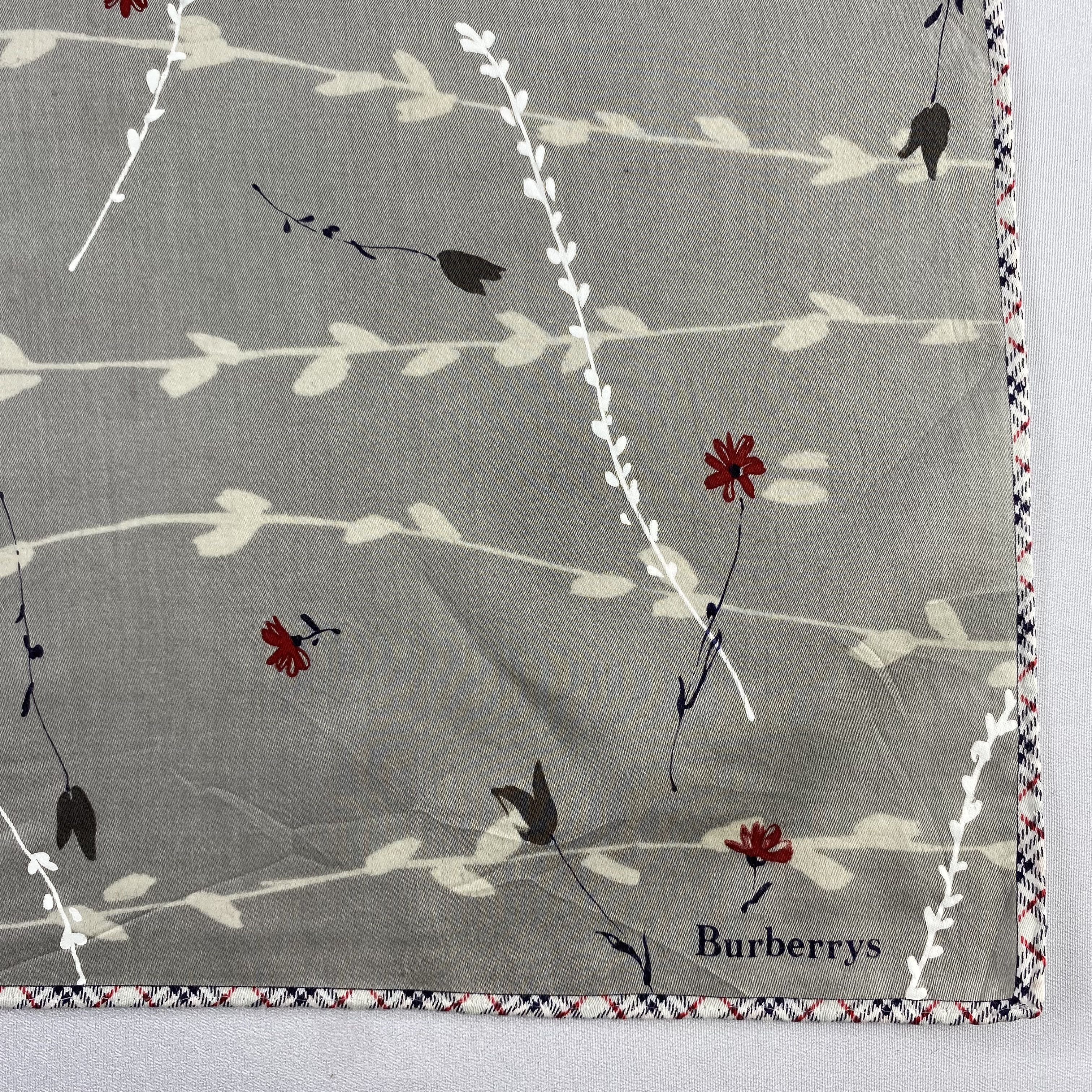 Burberry × Vintage Burberry Handkerchief / Neckerchief / Bandana-P949 Size ONE SIZE - 2 Thumbnail