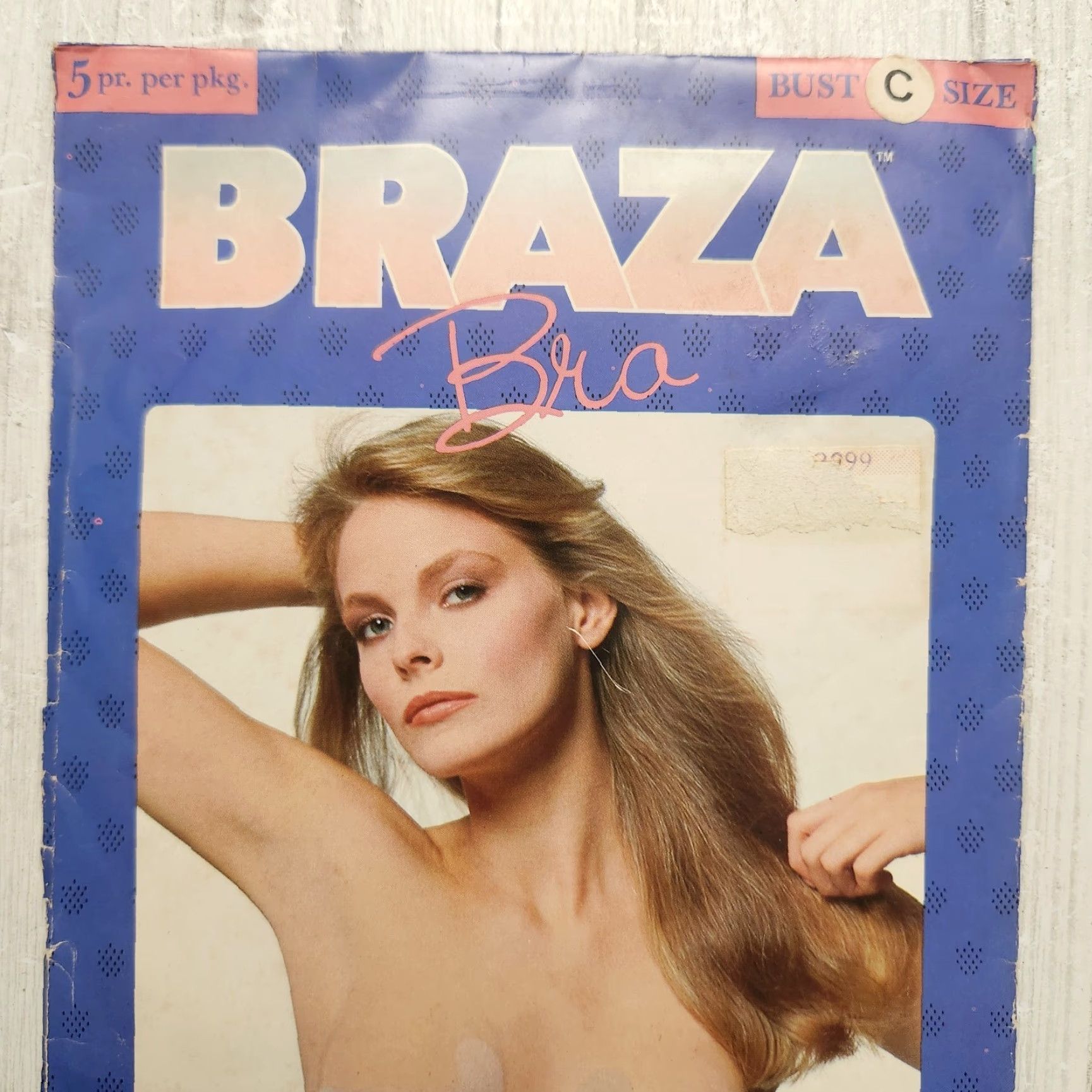 Vintage VINTAGE Braza Bra Size C Quantity 4 Pack Beige 1980s Brazil Womens Braza Bra Pack (1985) Size ONE SIZE - 3 Thumbnail