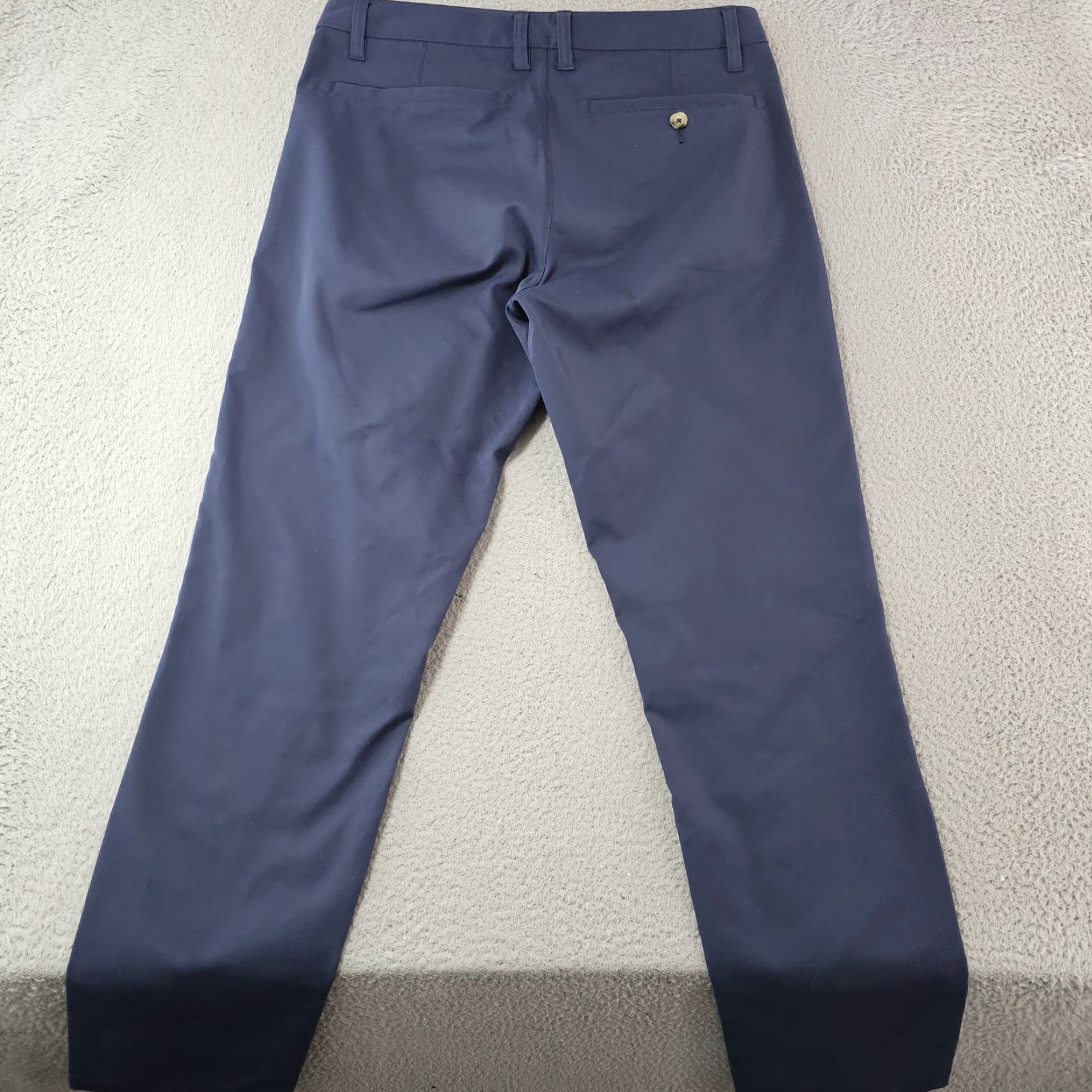 Rhone Rhone Pants Mens 30 Navy Blue Commuter Slim Fit Stretch Dress Chino Modern H20 Size US 30 / EU 46 - 7 Thumbnail
