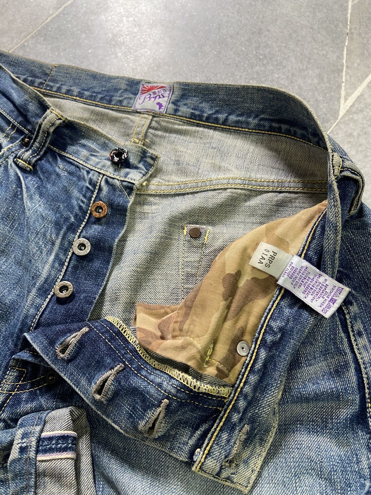Prps PRPS Distressed Selvedge denim jeans Size US 31 - 7 Thumbnail