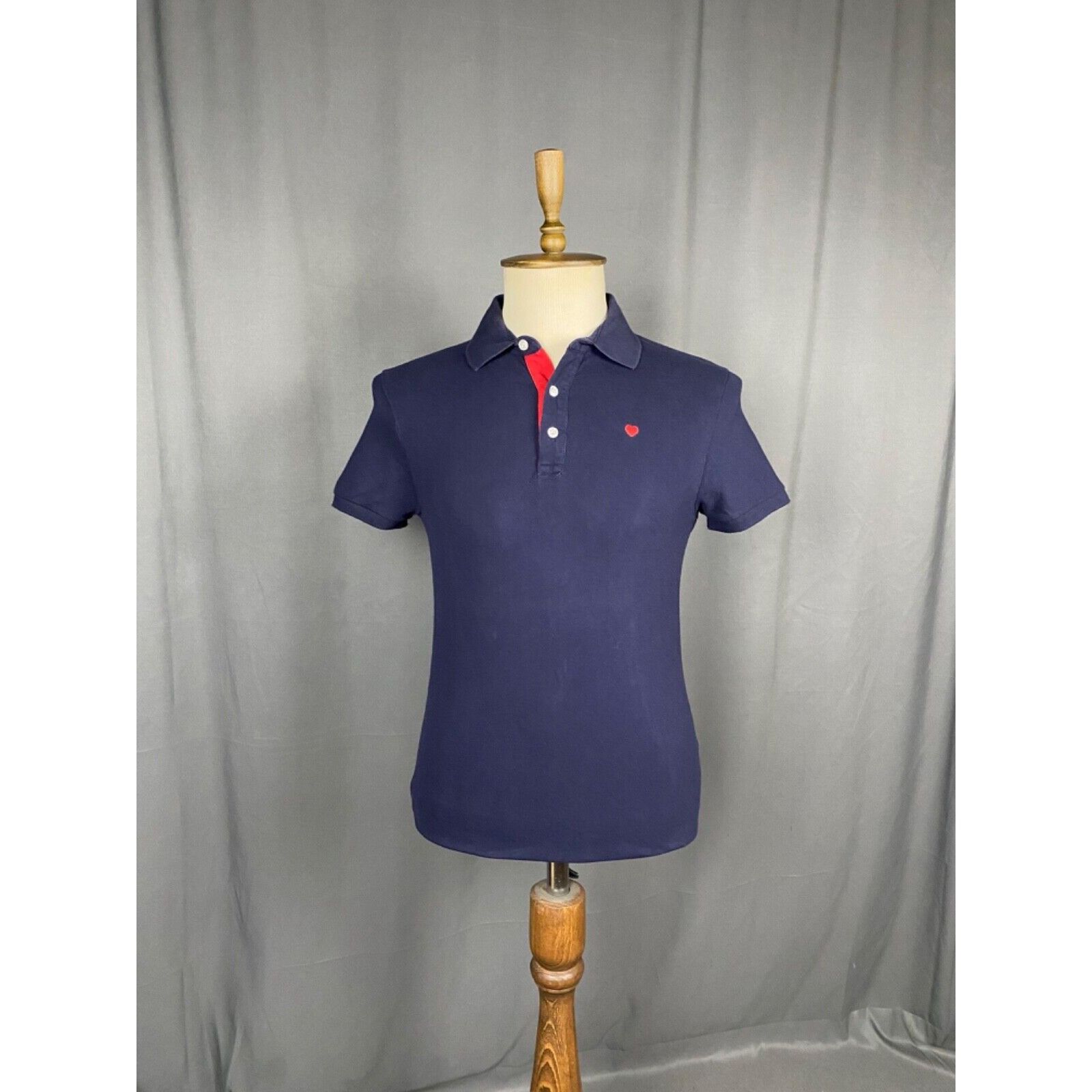 Moschino Moschino Small Logo VTG Men's Blue Polo T-Shirt Size M Size US M / EU 48-50 / 2 - 1 Thumbnail