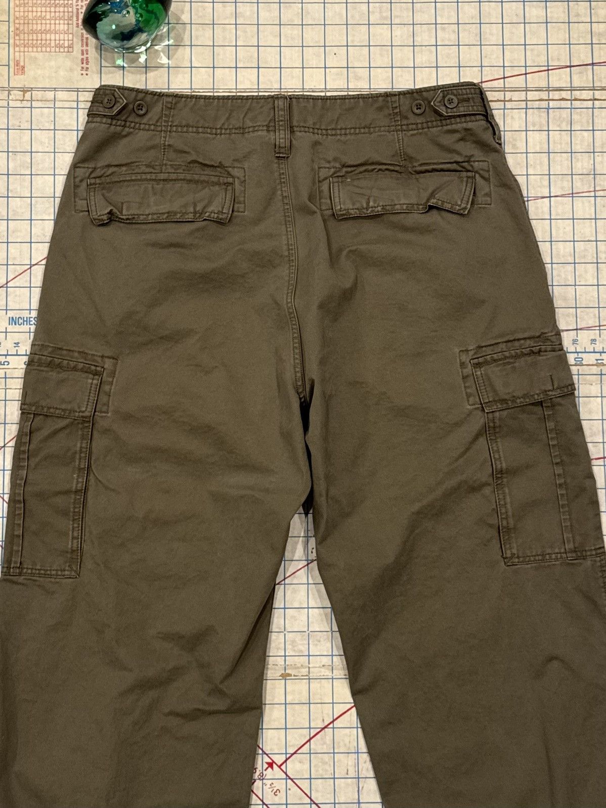 Gap Gap Favourite Cargo Wide Leg Cargo Pants Mens Size 36 Khaki Size US 36 / EU 52 - 11 Thumbnail