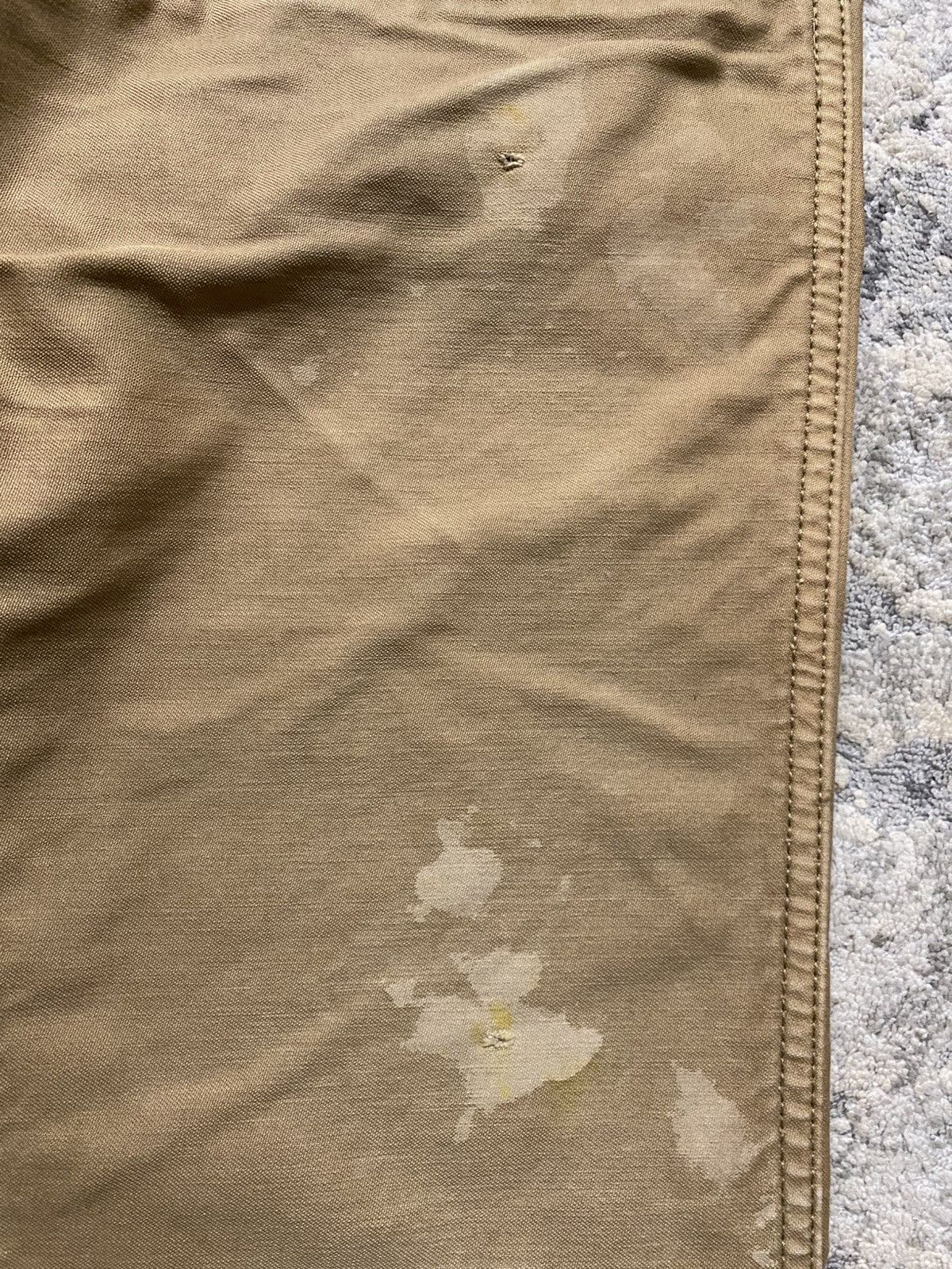 Isamu Katayama Backlash Backlash Suede Panel Oil Stained Bootcut Pants Size US 29 - 5 Thumbnail