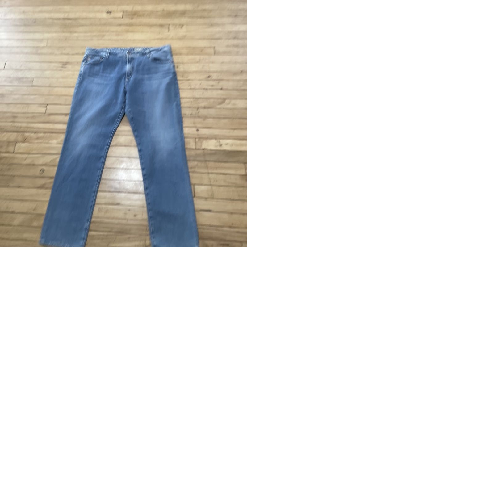 Denime AG Adriano Goldschmied Jeans The Everett Light Blue Grunge Stretch Denim Men 40x32 Regular 5-Pocket City Grunge USA Jeans Size US 40 / EU 56 - 12 Thumbnail
