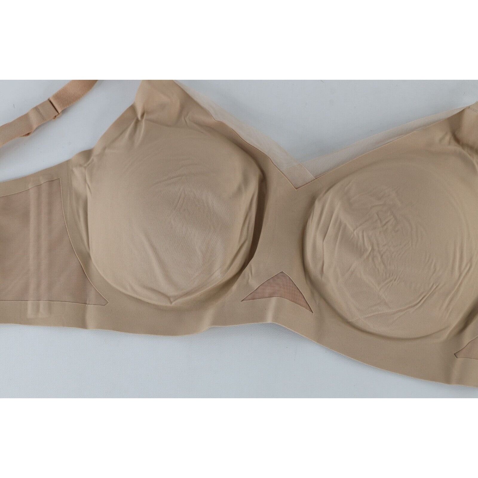 Vintage New Honeylove Crossover Wire Free Shapewear Bra Nude Beige Size ONE SIZE - 2 Thumbnail
