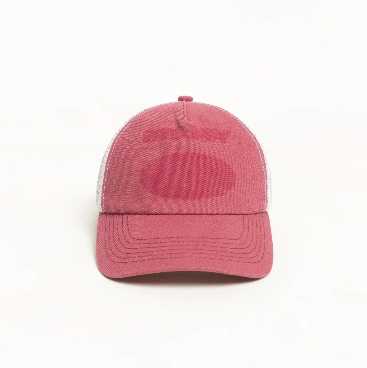 Stussy Stussy Ghost Logo Trucker SnapBack SS26 Red Size ONE SIZE - 4 Thumbnail