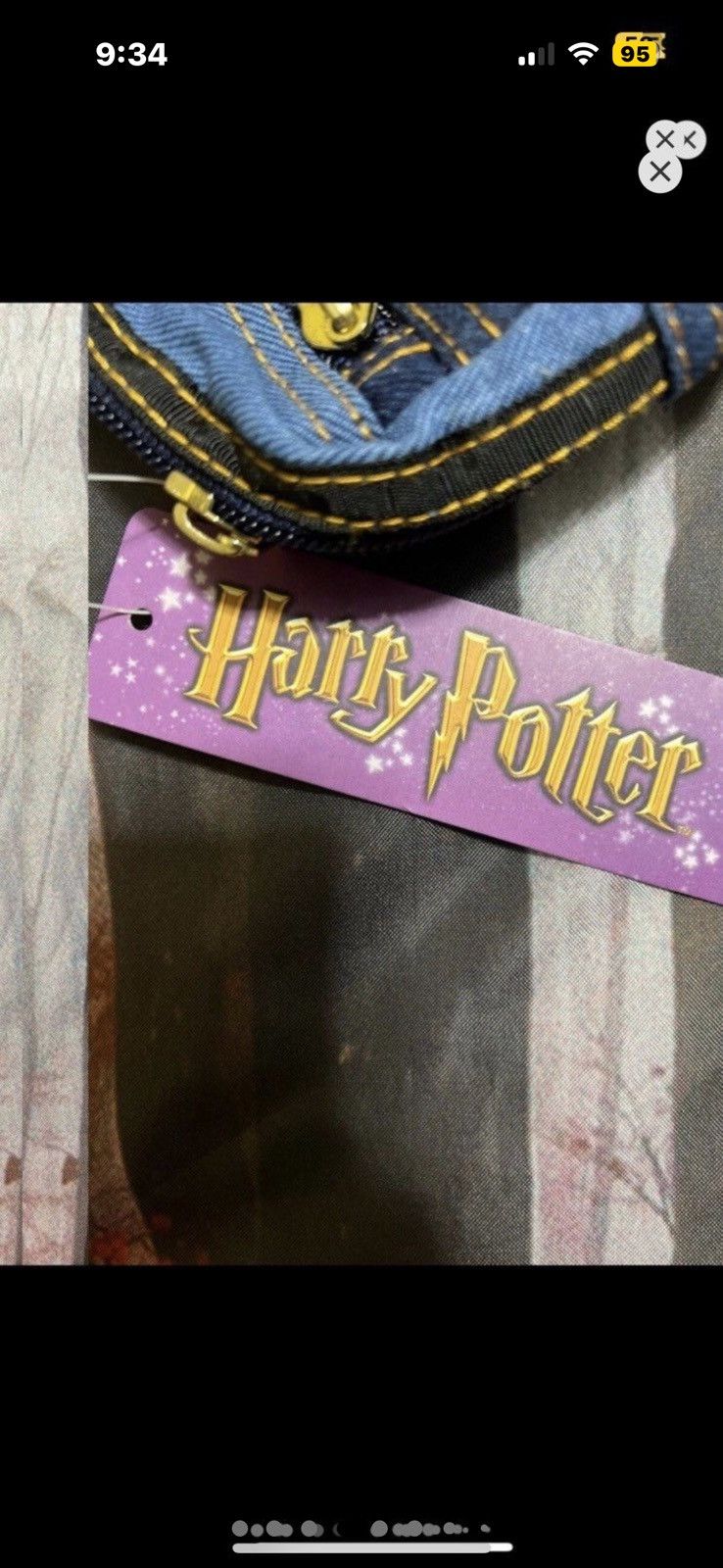 Vintage ***FINAL DROP***RARE 2001 HARRY POTTER LINED MINI WALLET O/S Size ONE SIZE - 5 Thumbnail