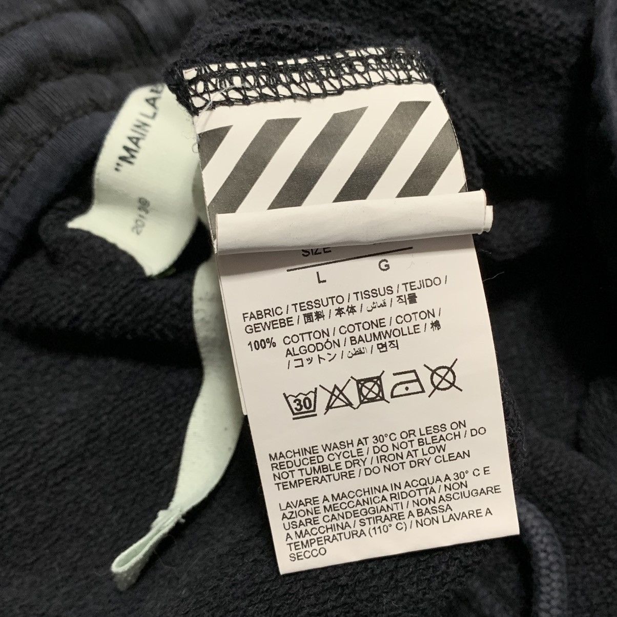 Off-White Off White Large Shorts Waterfall Arrows Black Bottoms Virgil Size US 34 / EU 50 - 7 Thumbnail