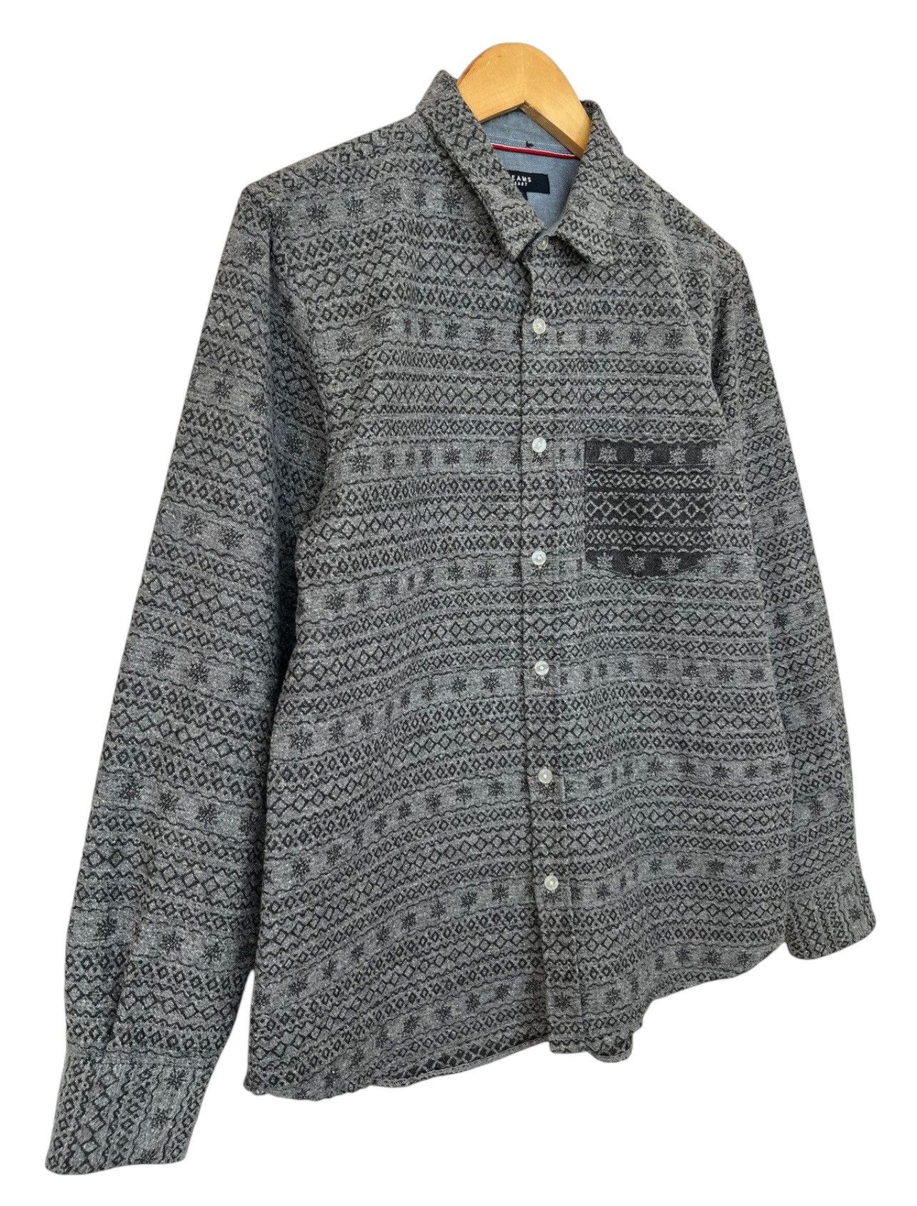 Japanese Brand Beams Japan Checkered Long Sleeve Button Up Flanner Shirt M Size US M / EU 48-50 / 2 - 3 Thumbnail