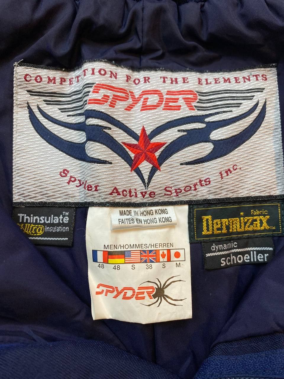 Spyder Spyder Mens Small Blue Ski Snow Snowboard Pants Bibs Suit Size US S / EU 44-46 / 1 - 17 Thumbnail