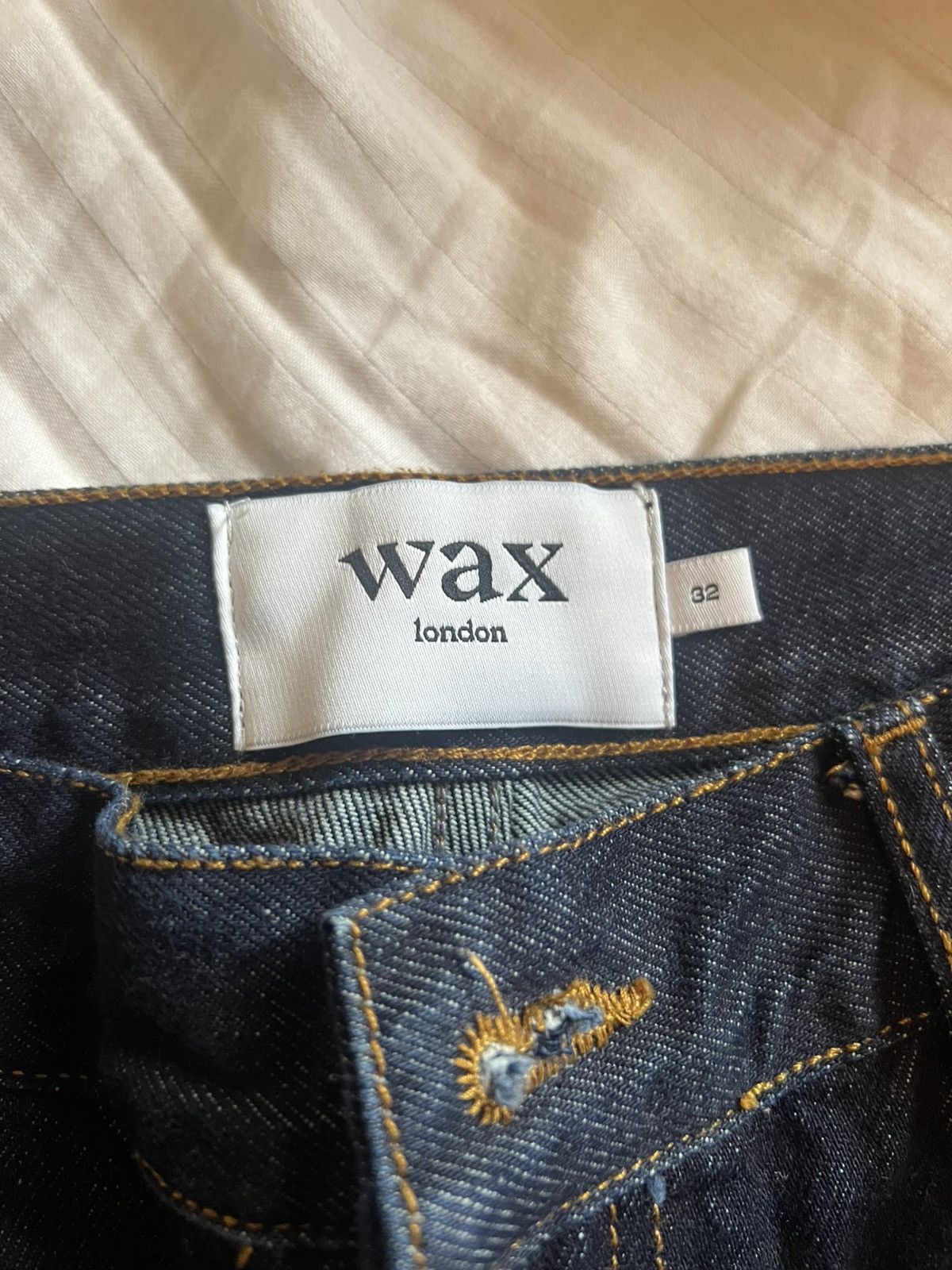 Wax London Wax London Designer Selvage Denim Jeans Size US 32 / EU 48 - 4 Thumbnail