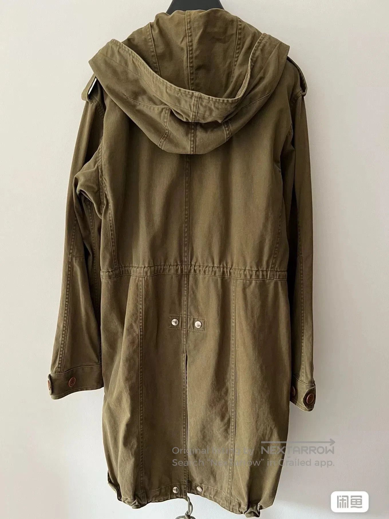 Saint Laurent Paris Saint Laurent 2014 Olive Green Military Coat. Size US M / EU 48-50 / 2 - 2 Thumbnail