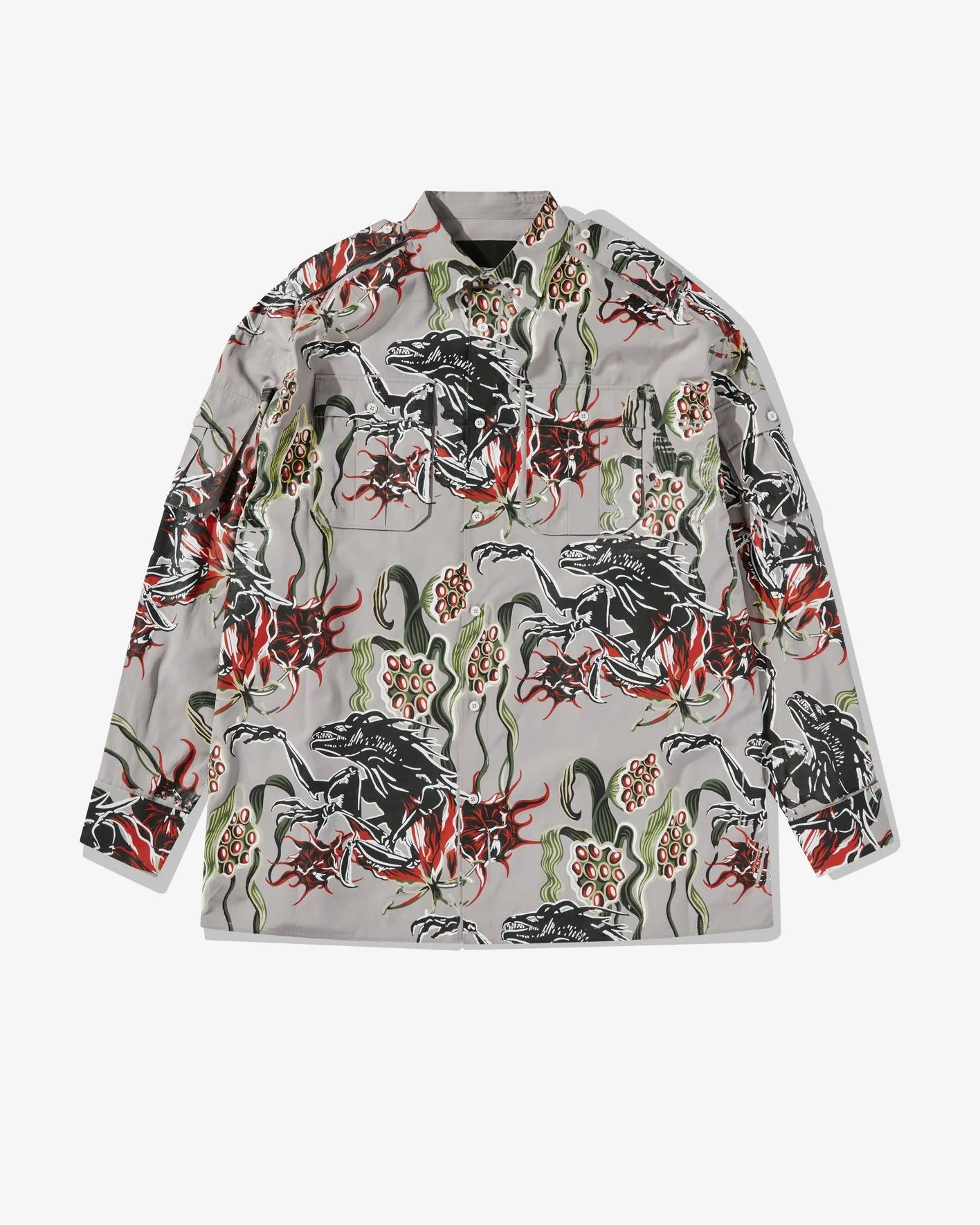 Popeline Alien Printed Shirt