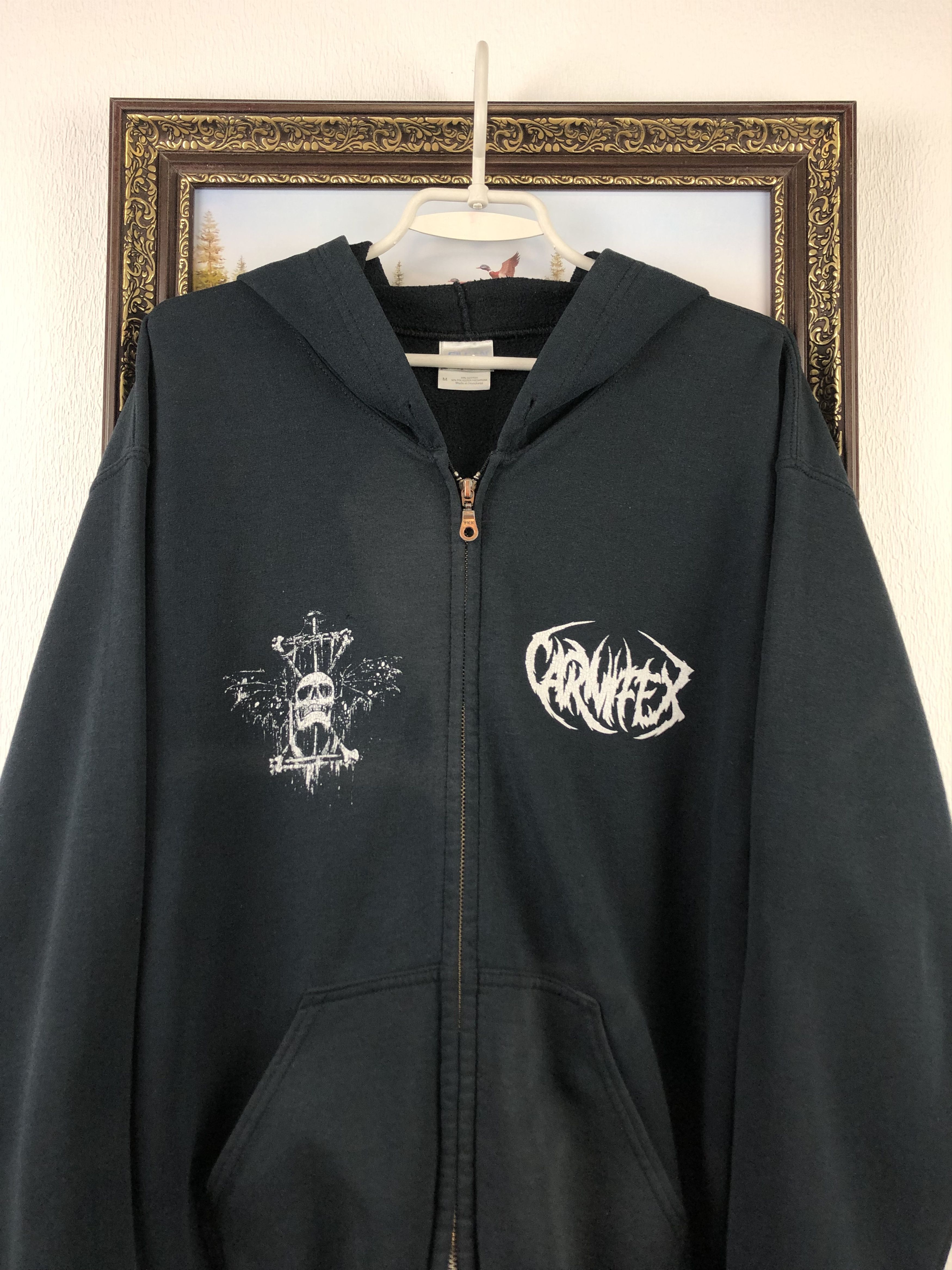 Band Tees Vintage Carnifex Hoodie Band Black Metal Graphic Grindcore Size US M / EU 48-50 / 2 - 6 Thumbnail