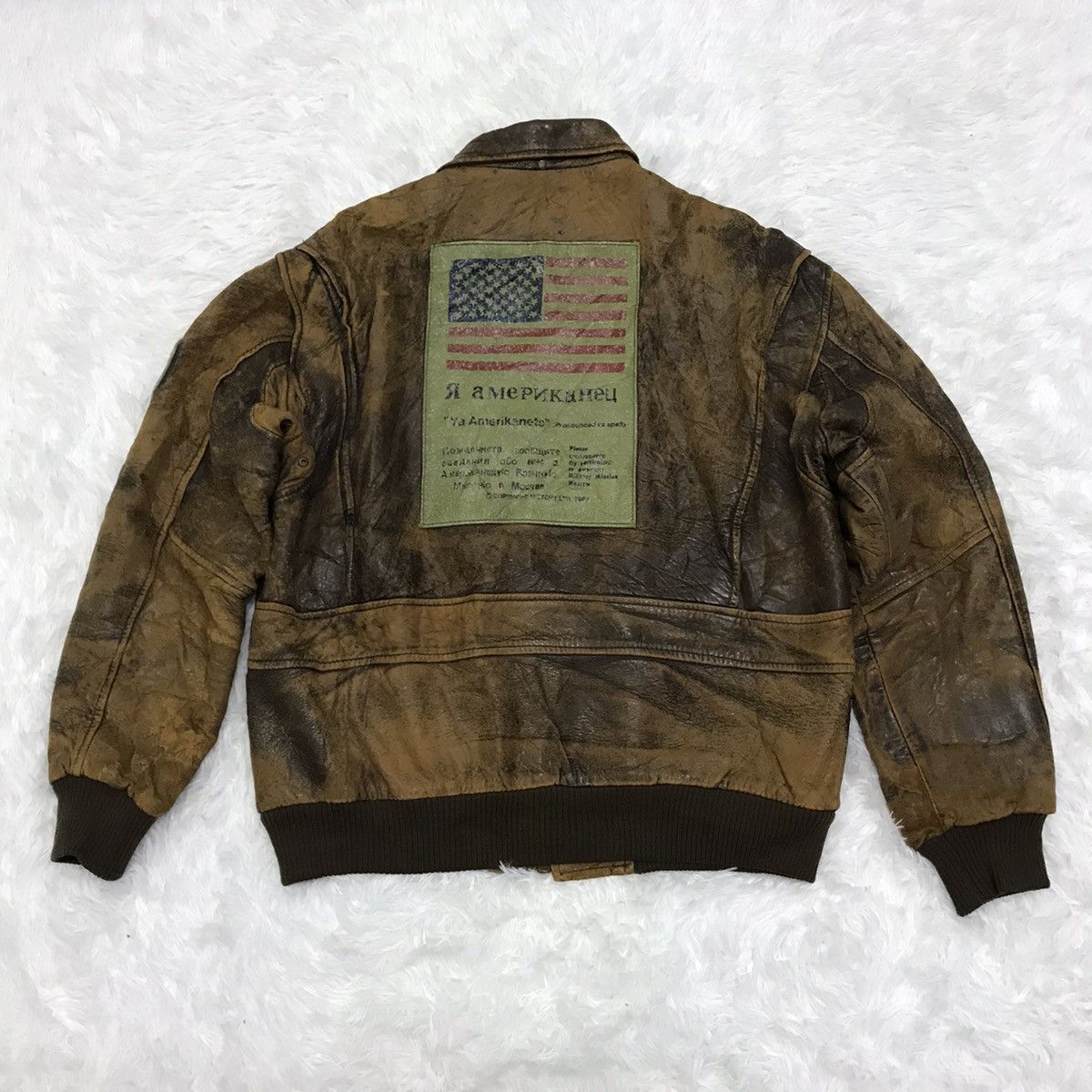 Genuine Leather Vintage gallery leather jacket Size US L / EU 52-54 / 3 - 17 Thumbnail