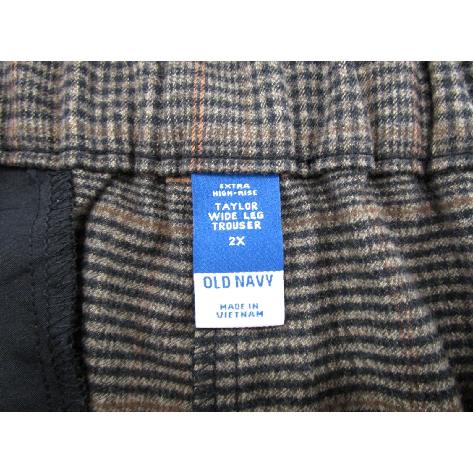 Old Navy NEW Old Navy Extra High Waisted Pleated Taylor Wide Leg Trouser Size 2X NEW Size ONE SIZE - 4 Thumbnail