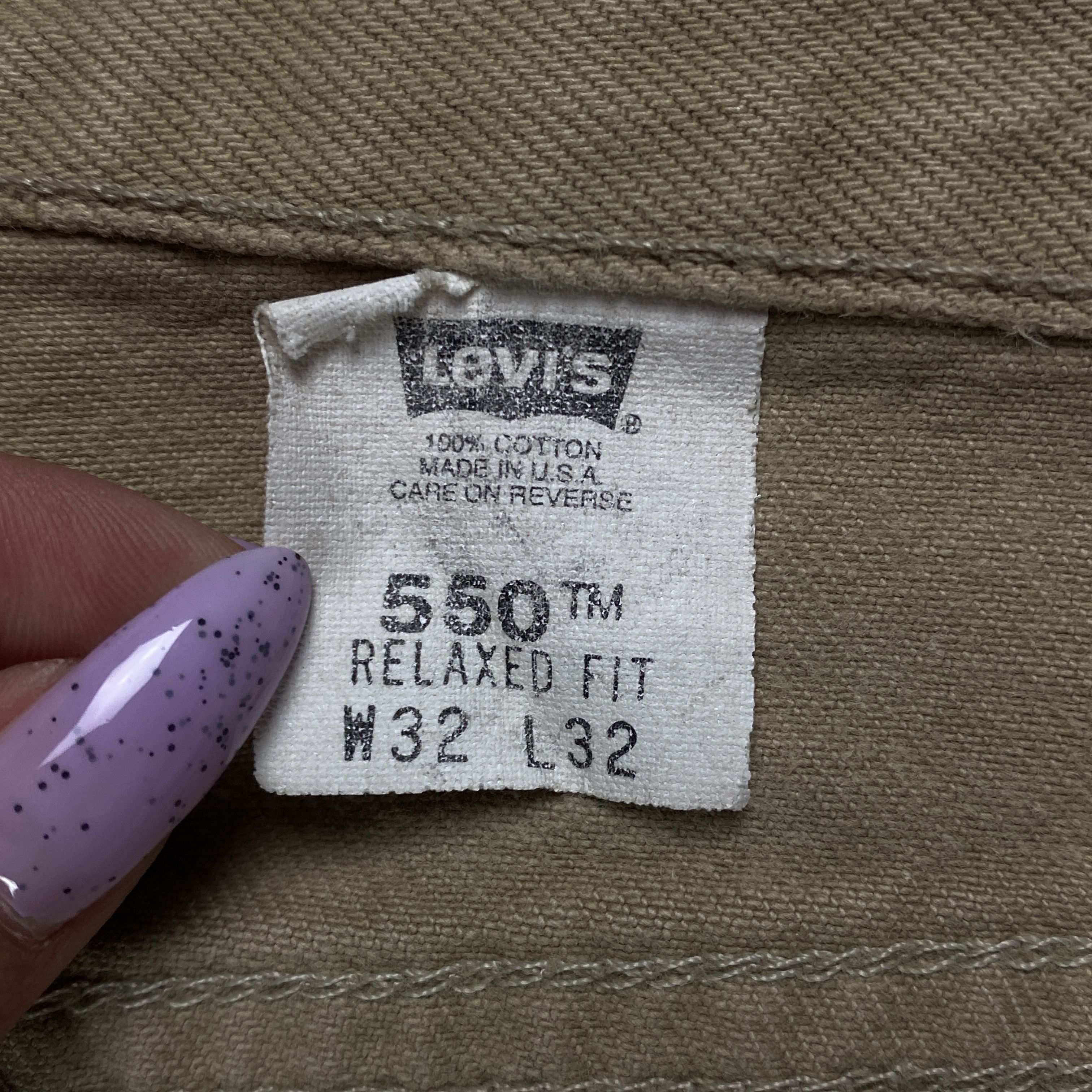 Levi's × Levi's Vintage Clothing × Vintage Mens Jeans Denim Levis 550 USA Vintage Size 32 Size US 32 / EU 48 - 6 Thumbnail