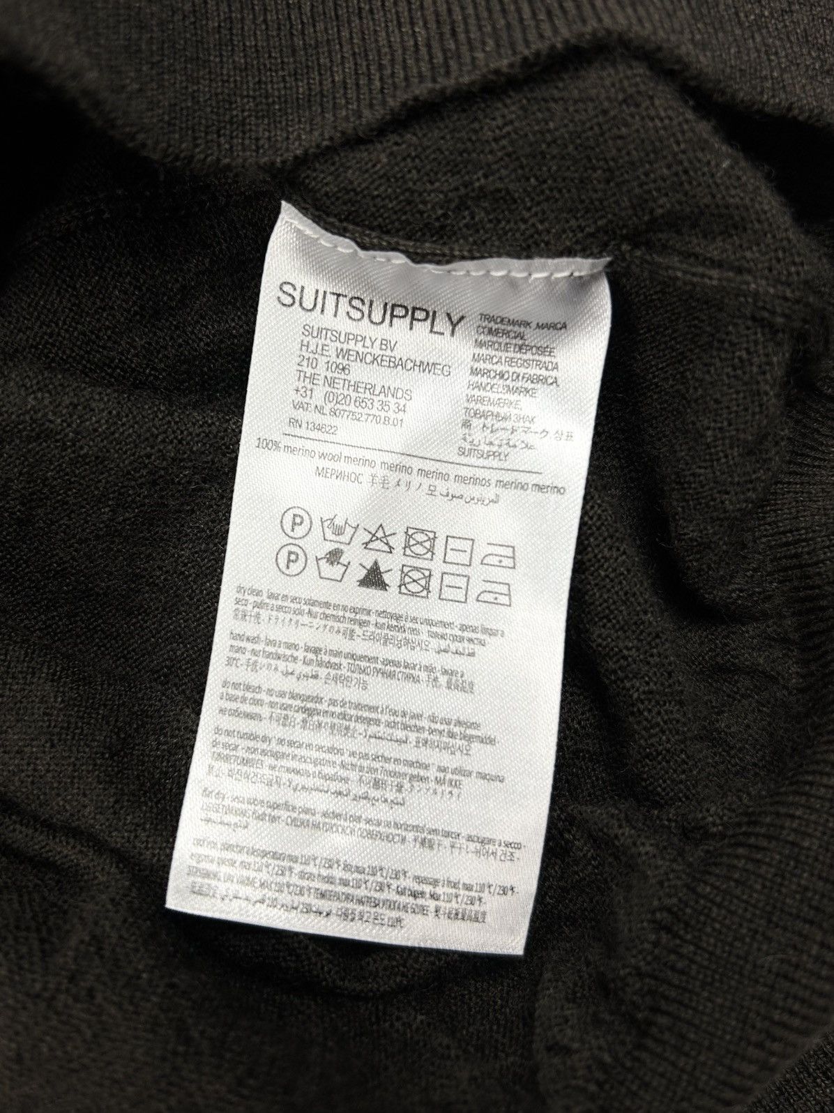 Suitsupply Suitsupply Light Sweater Merino Wool Brown Size M Size US M / EU 48-50 / 2 - 10 Thumbnail