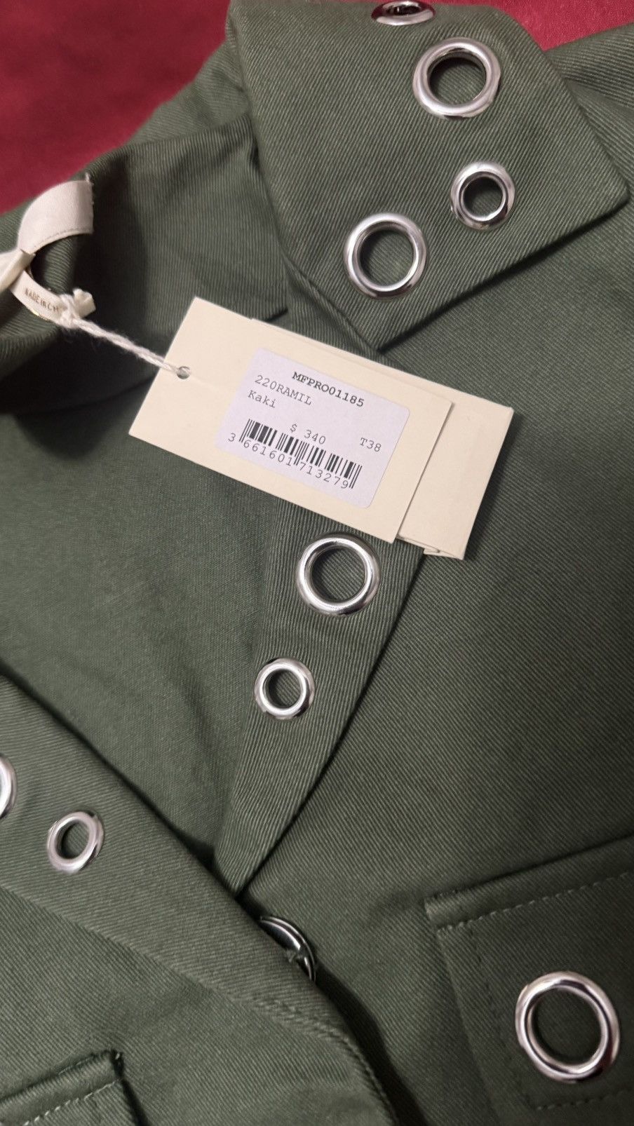 Maje Maje Ramil Military-Style Minidress Size S / US 4 / IT 40 - 2 Thumbnail