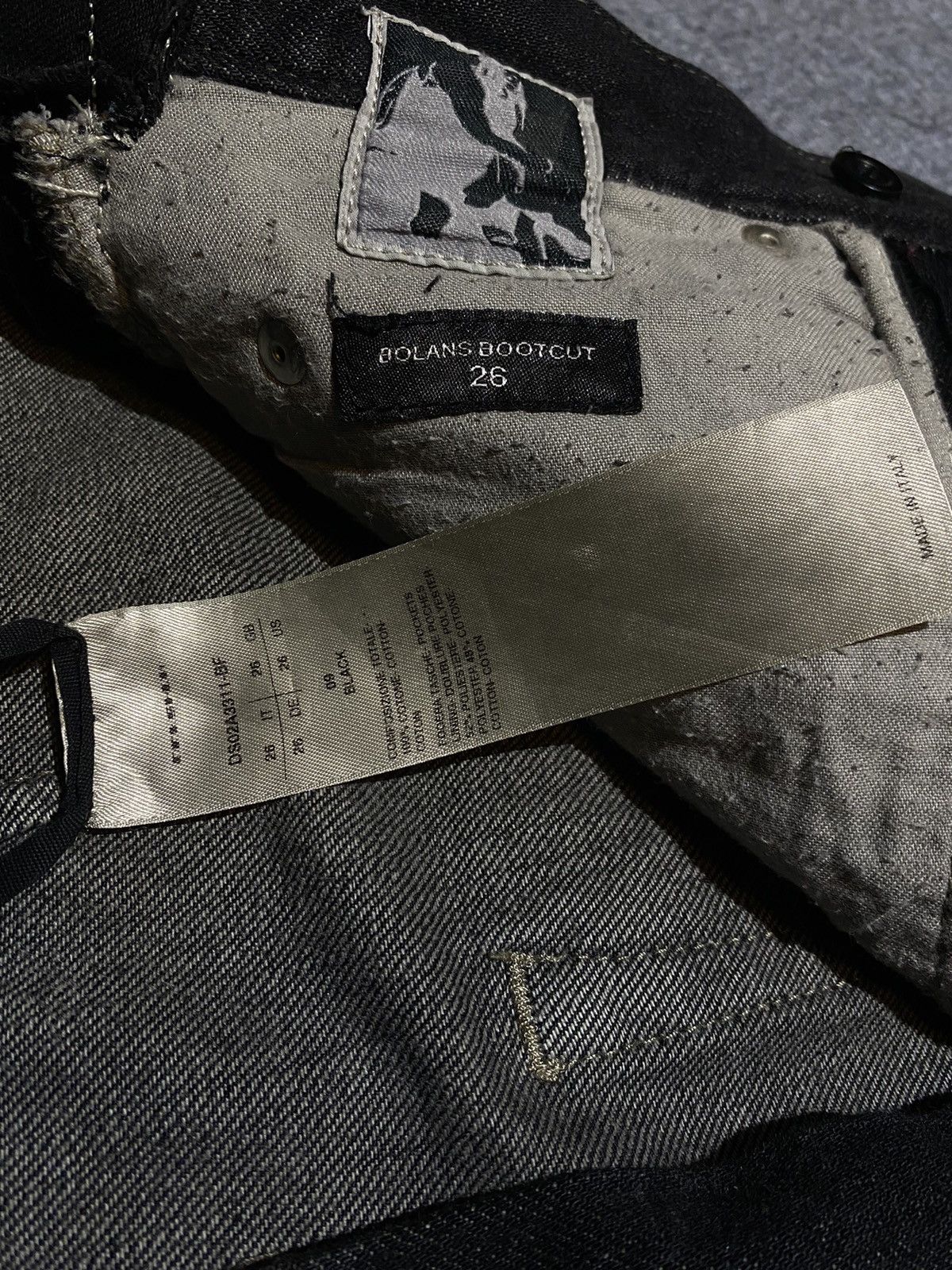 Rick Owens Rick Owens drkshdw F/W21 waxed selvedge denim bolans Size US 30 / EU 46 - 6 Thumbnail