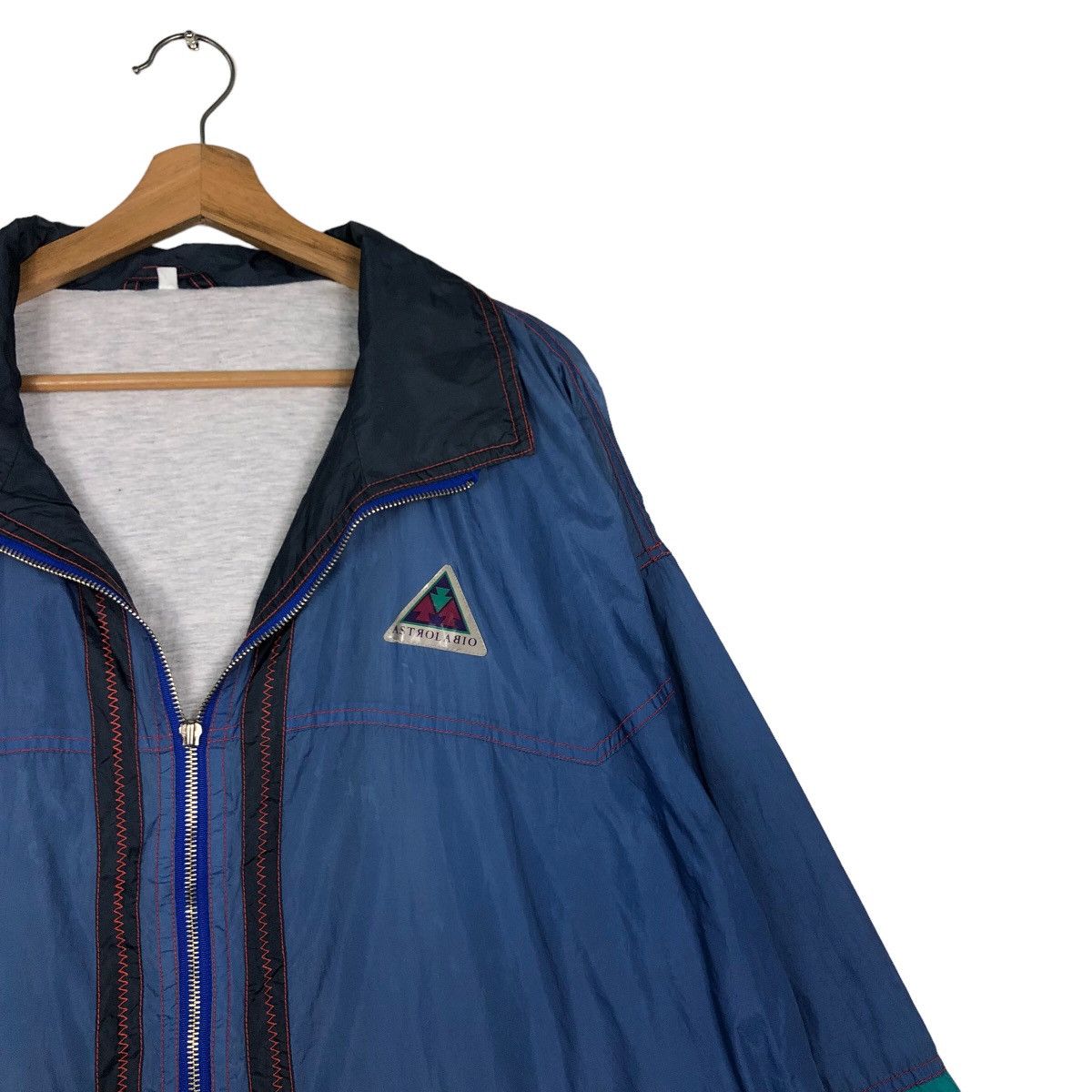 Vintage Vintage Bomber Jacket Astrolabio Made in Italy Multi Colour Size US L / EU 52-54 / 3 - 6 Thumbnail