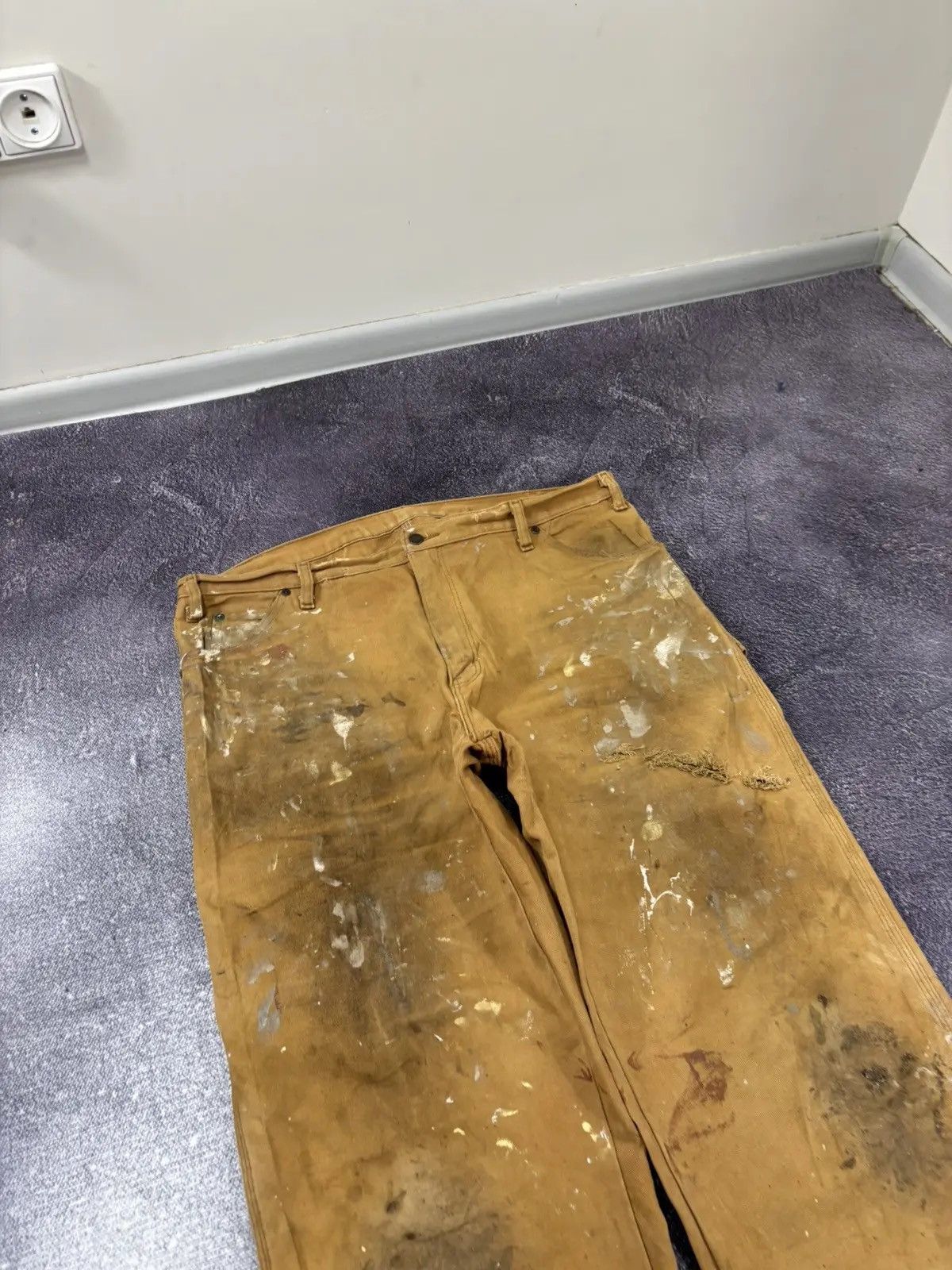 Dickies × Vintage Vintage Dickies Distressed Denim Work Hype Pants Jeans Size US 40 / EU 56 - 6 Thumbnail