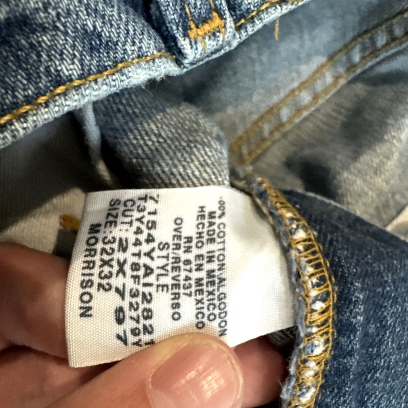 Ralph Lauren VINTAGE Ralph Lauren Jeans Mens Size 32x32 Blue Denim Straight Fit Casual 00’s Size US 32 / EU 48 - 7 Thumbnail
