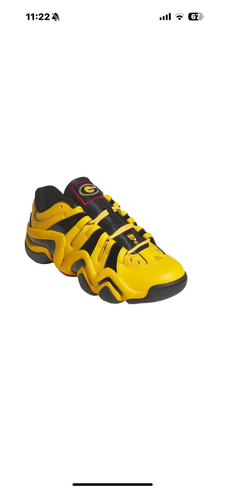 Adidas Adidas Crazy 8 Low HBCU Pack Grambling State Mens Sz 7IH5122 Size US 7 / EU 40 - 5 Thumbnail
