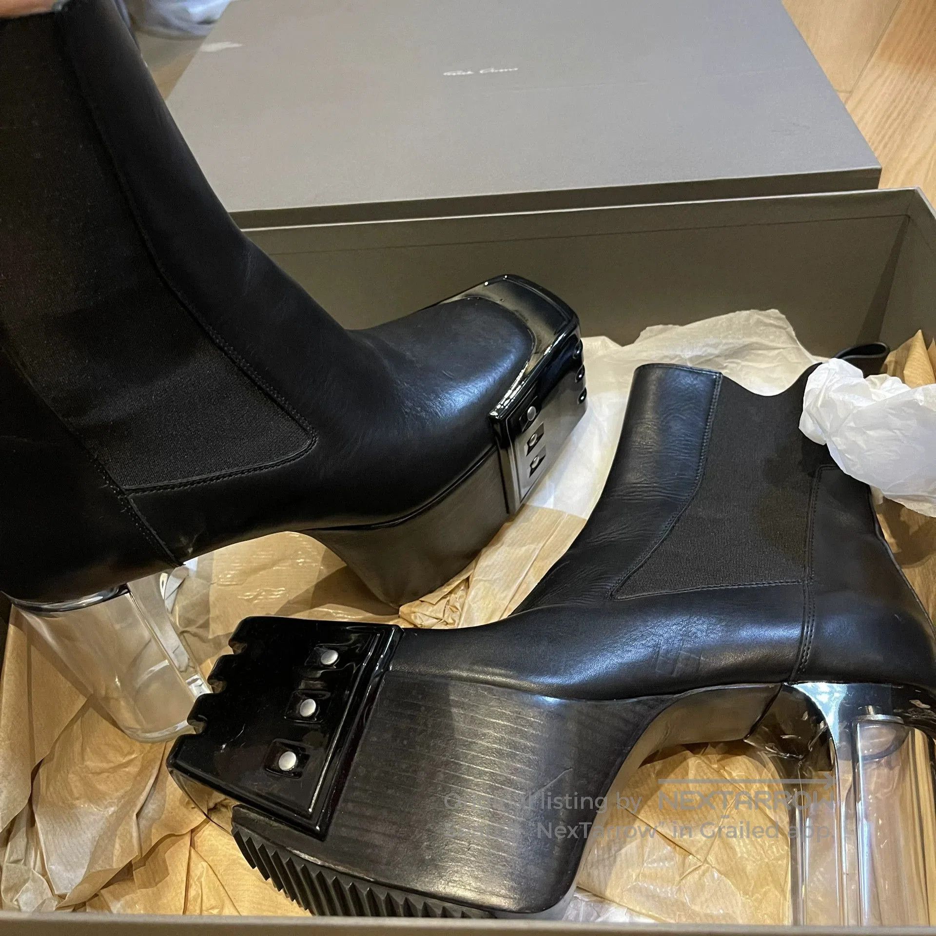 Rick Owens Rick Owens Kiss Boots High Heels. Size US 8 / EU 41 - 7 Thumbnail