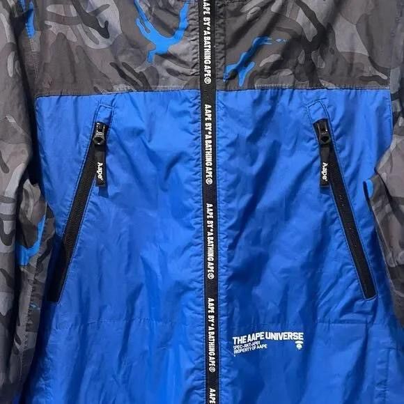 Aape × Bape Aape Camo Windbreaker Hoodie Jacket Size US M / EU 48-50 / 2 - 6 Thumbnail