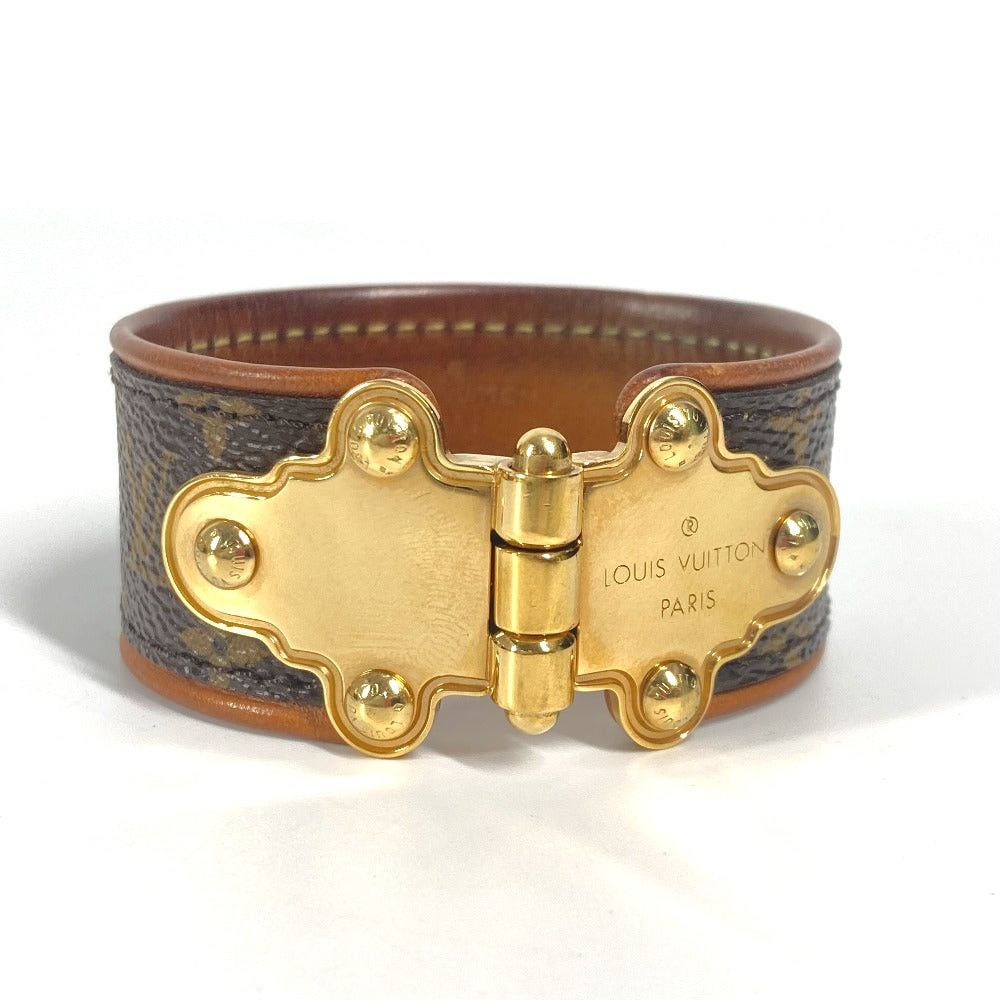 Louis Vuitton Louis Vuitton M6611E Monogram Brusselssei Viet Bangle Accessories Bracelet Canvas Unisex Brown Size ONE SIZE - 1 Thumbnail