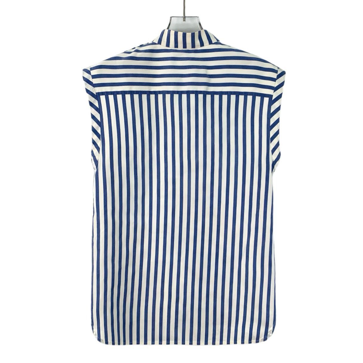 Louis Vuitton Louis Vuitton Striped Sleeveless Side Button Shirt Size 34 X Size XXS / US 00 / IT 34 - 8 Thumbnail