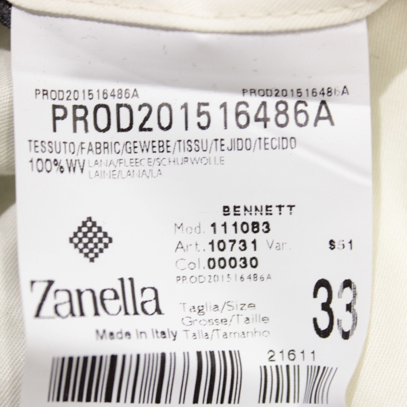 Zanella Zanella New with tags Dress Pants Size 33 US In Gray Size US 33 - 5 Thumbnail