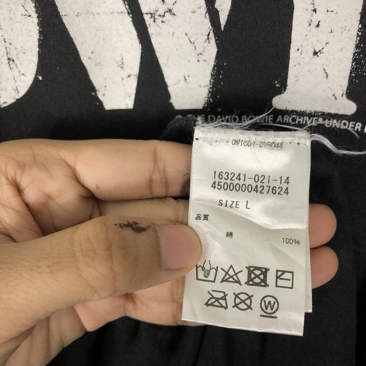 Japanese Brand VINTAGE BOWIE TEE BIG LOGO MOVIE Size US L / EU 52-54 / 3 - 8 Thumbnail
