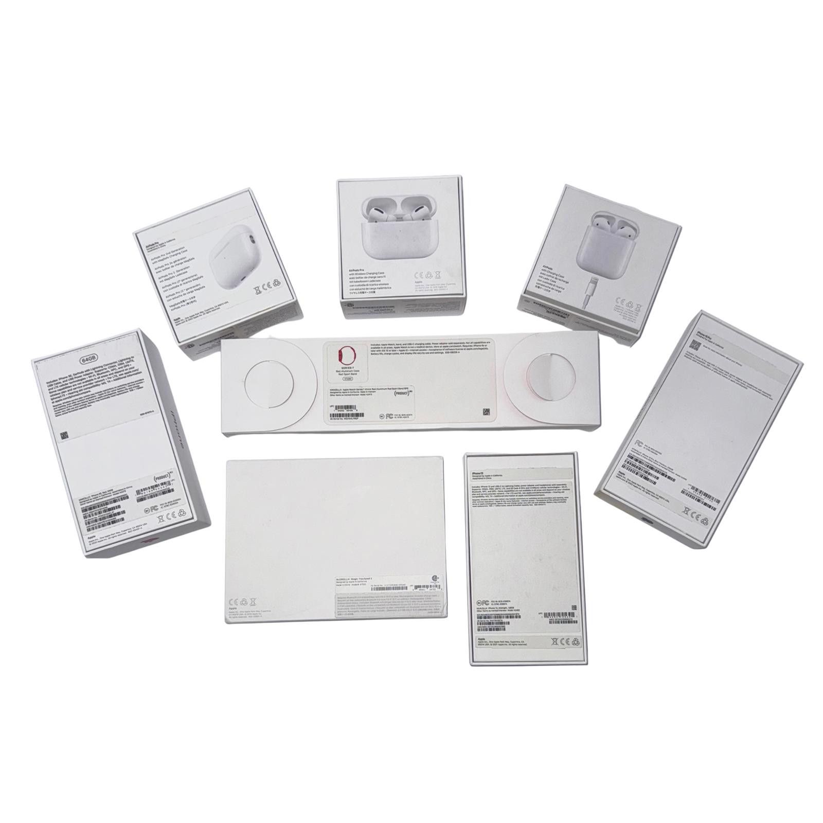 Apple 8 Authentic Apple Boxes Lot - Original Packaging *BOX ONLY* Size ONE SIZE - 2 Thumbnail