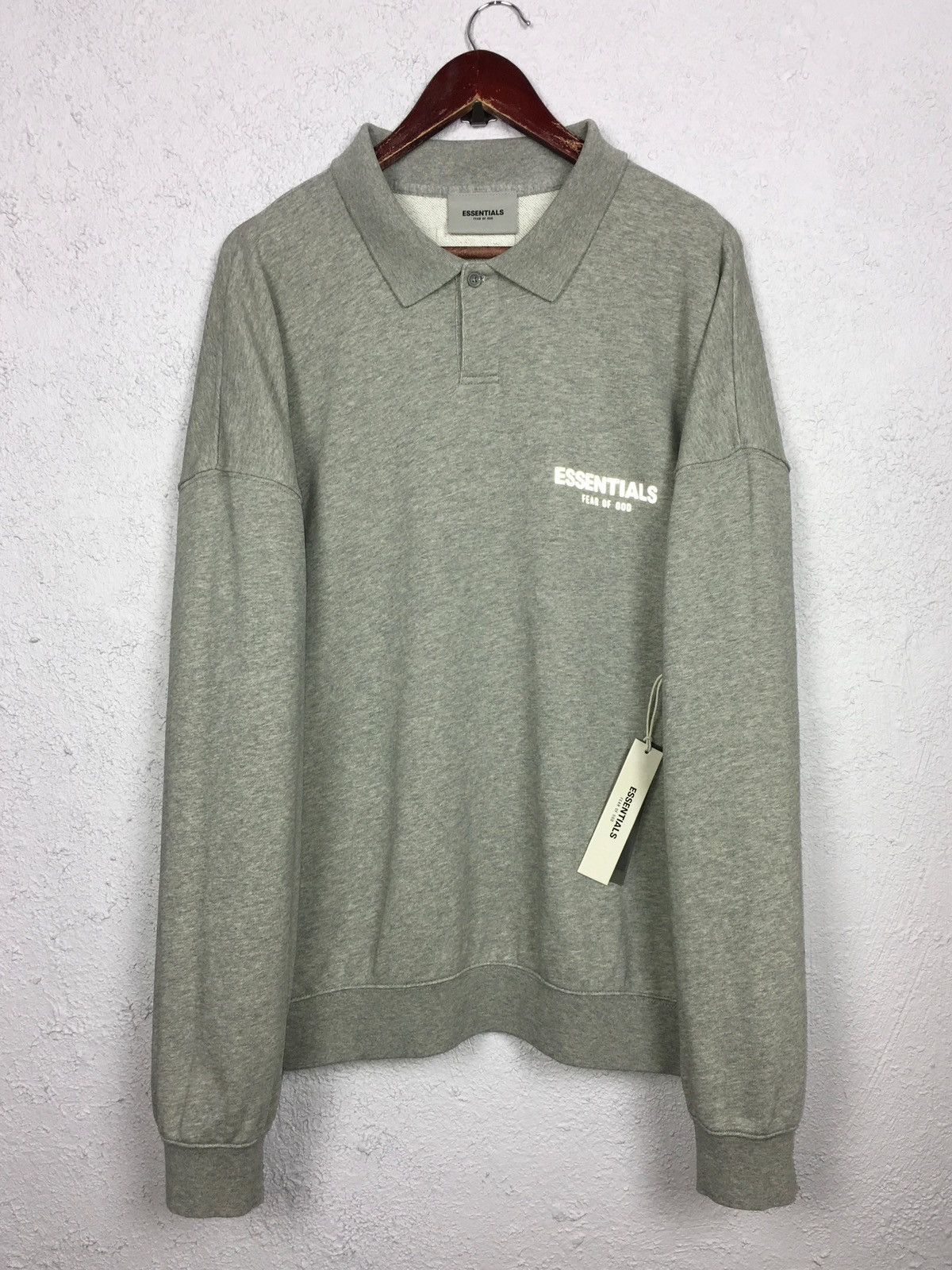 Essentials × FOG × Fear of God polo crewneck FOG ESSENTIALS Fear Of God sweatshirt hoodie Size US L / EU 52-54 / 3 - 2 Thumbnail