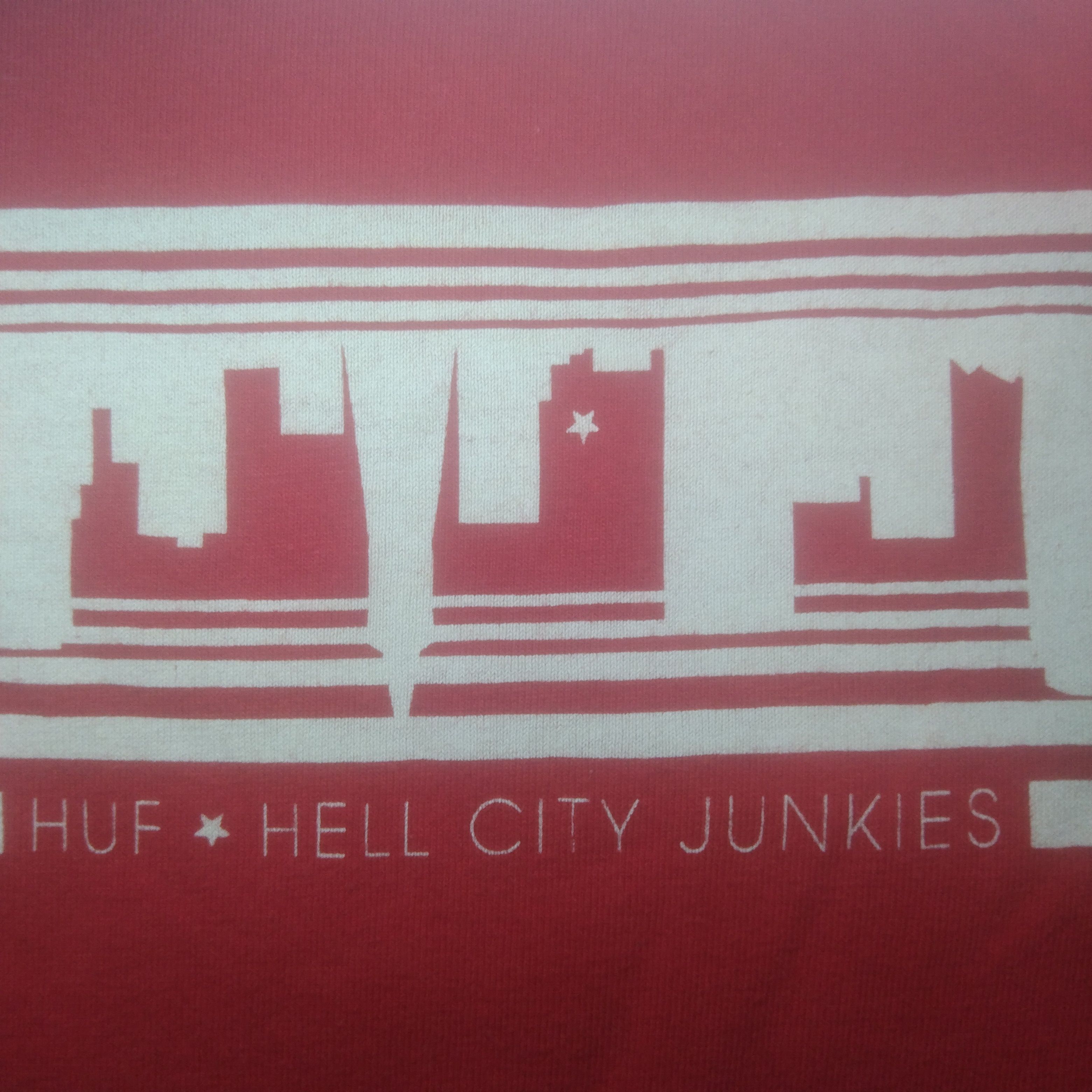 Huf HUF Hell City Junkies tee Size US M / EU 48-50 / 2 - 11 Thumbnail