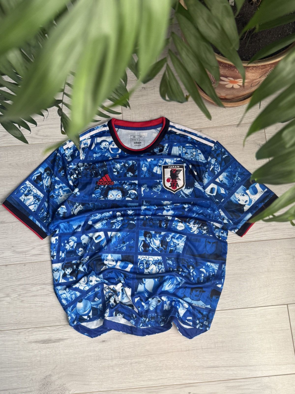 Adidas 🇯🇵 Adidas Japan soccer jersey shirt 2018 kit anime nation jfa Size US XXL / EU 58 / 5 - 1 Thumbnail