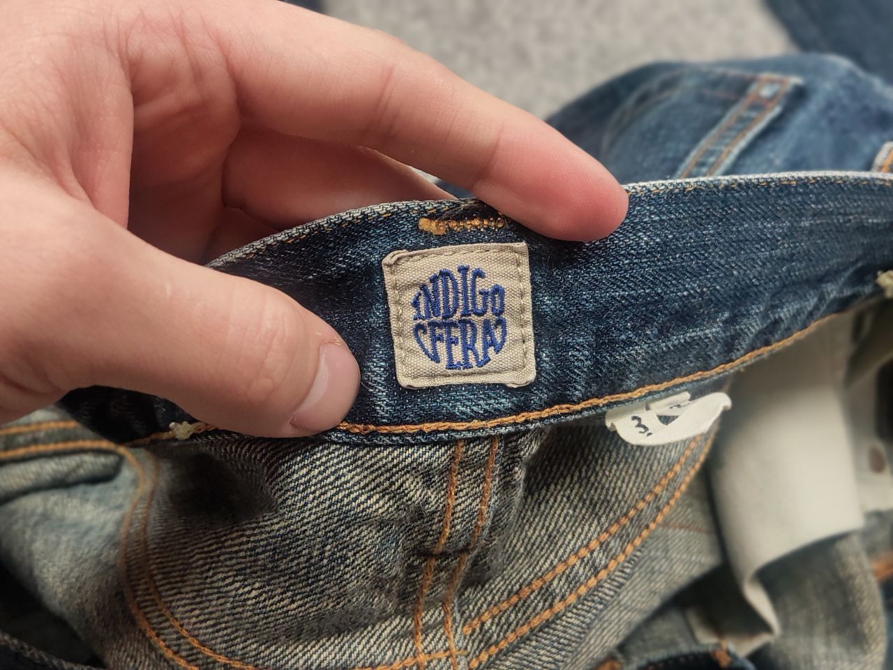 Indigofera Indigofera Vintage Selvedge Distressed Japan Denim Jeans Size US 34 / EU 50 - 16 Thumbnail