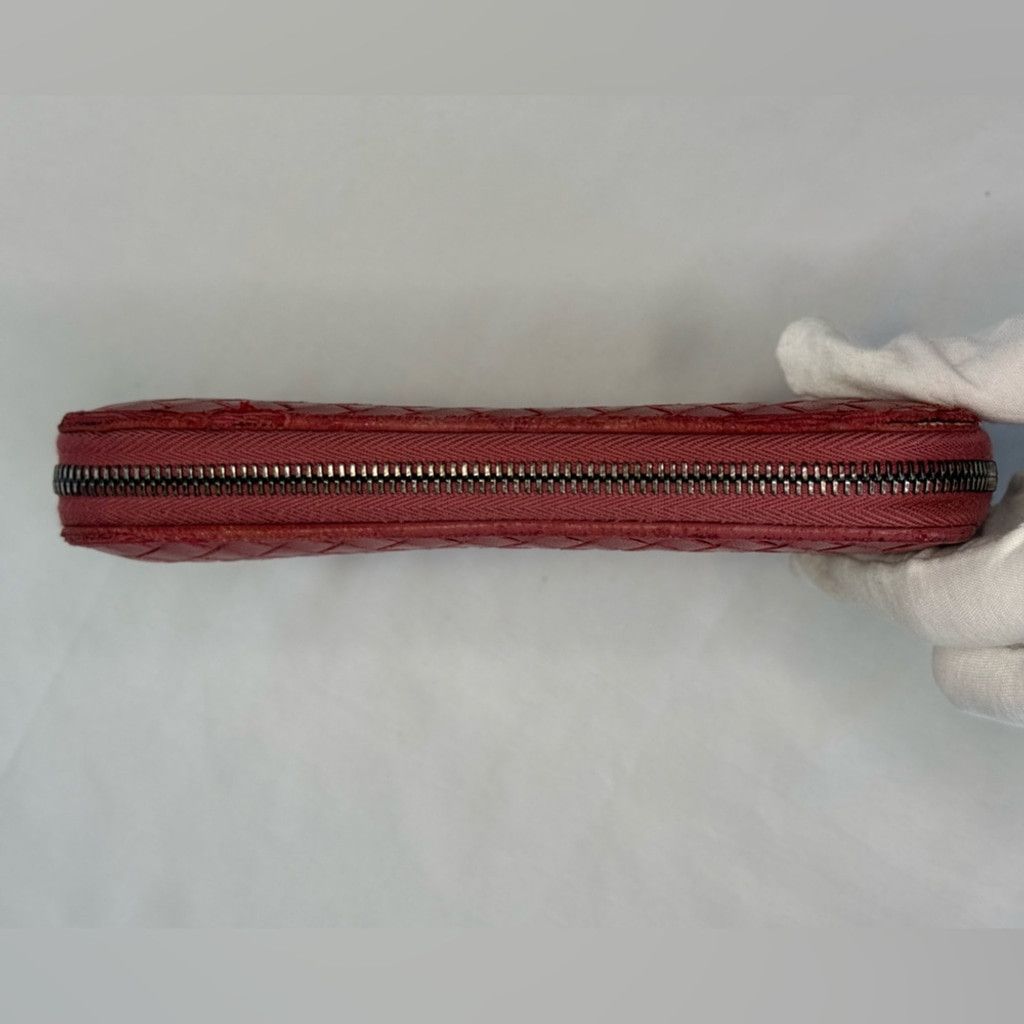 Bottega Veneta Rose Zip Around Wallet